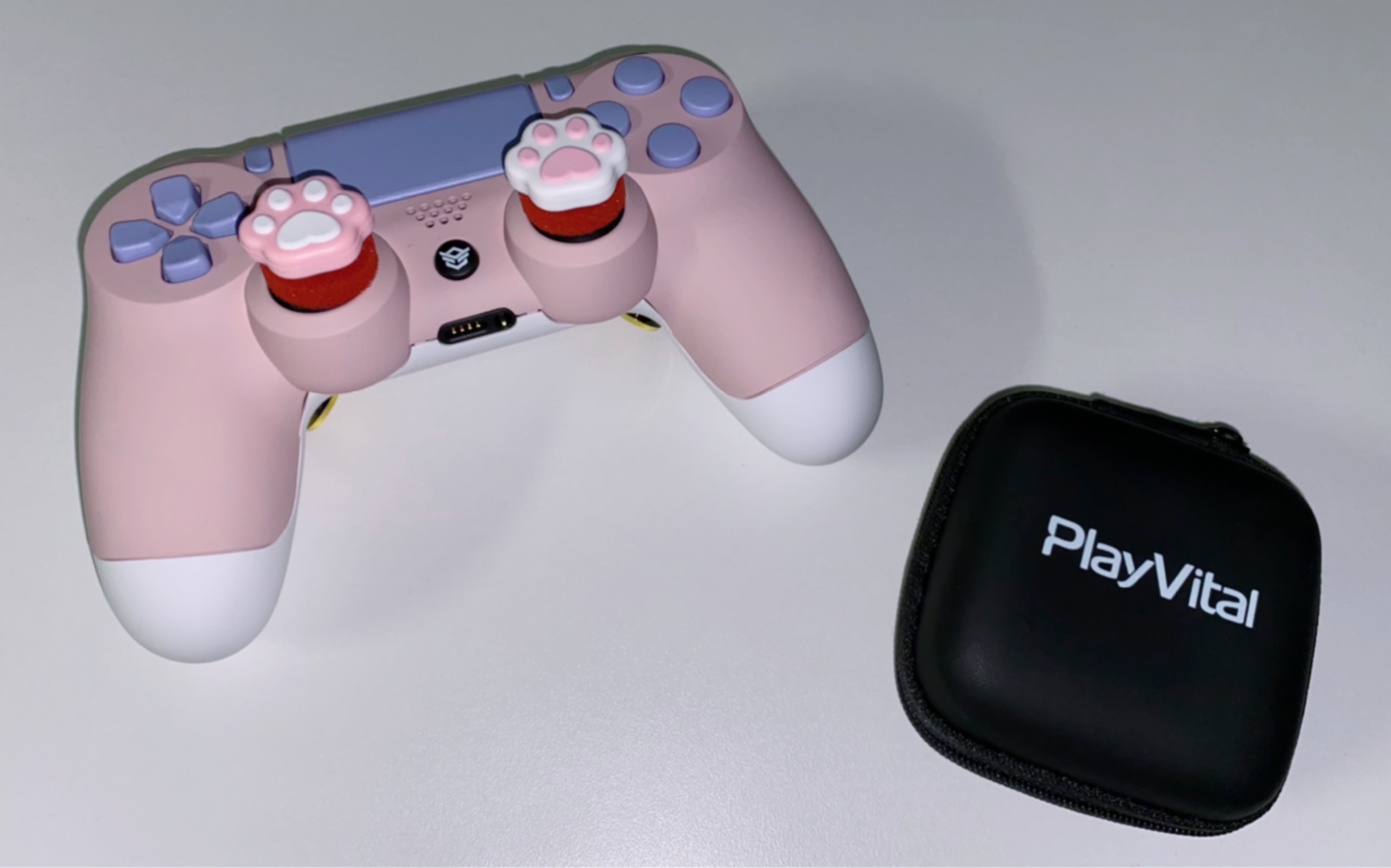 PlayVital Precision Rings for PS5, Xbox Series X/S, PS4, Xbox One, Switch 2 Pro - 10 Pack Aim Assist Joystick Rings, 3 Resistance Levels, 5 Colors for FPS Games & Motion Control customer photo 1