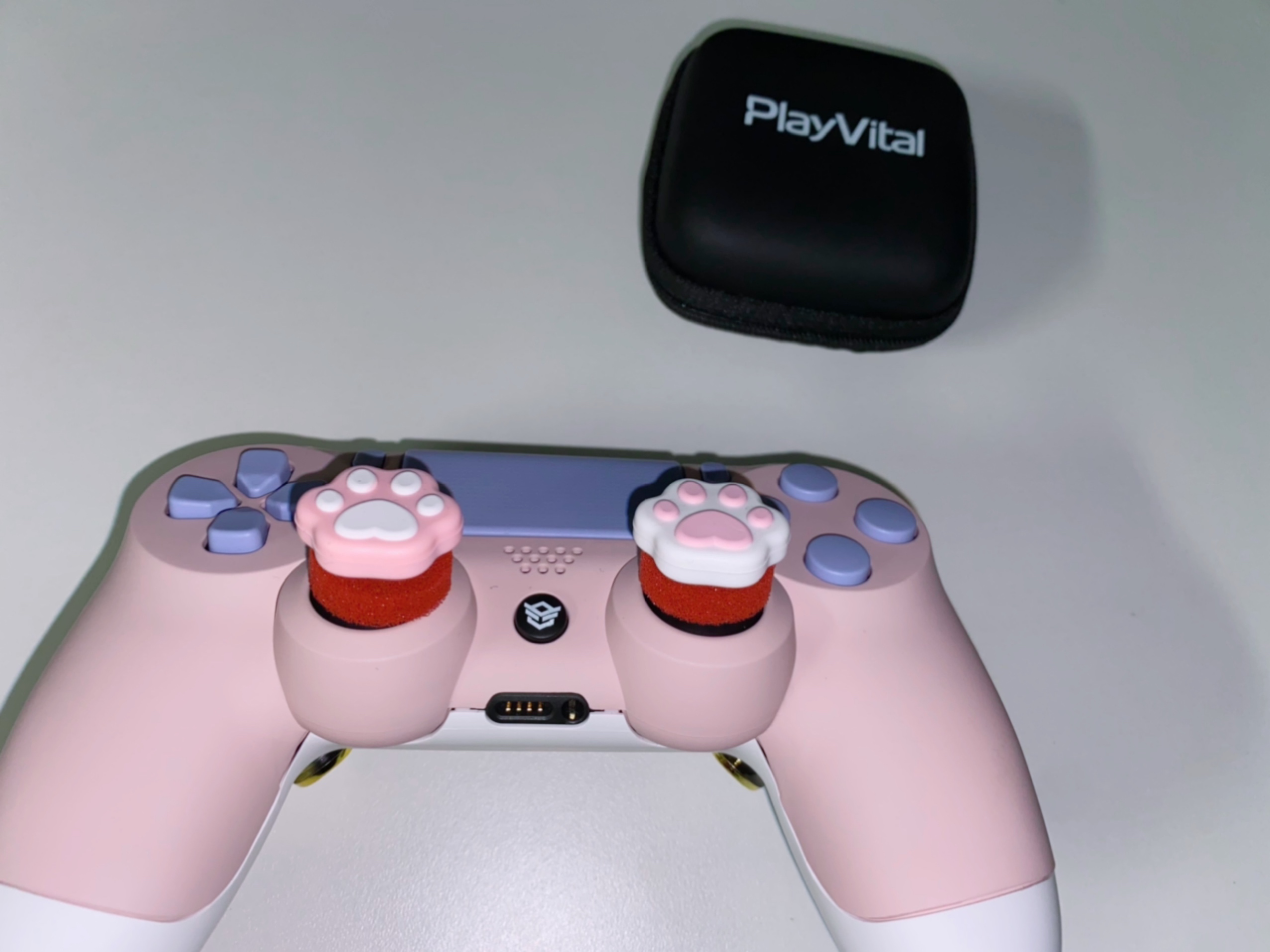 PlayVital Precision Rings for PS5, Xbox Series X/S, PS4, Xbox One, Switch 2 Pro - 10 Pack Aim Assist Joystick Rings, 3 Resistance Levels, 5 Colors for FPS Games & Motion Control customer photo 2