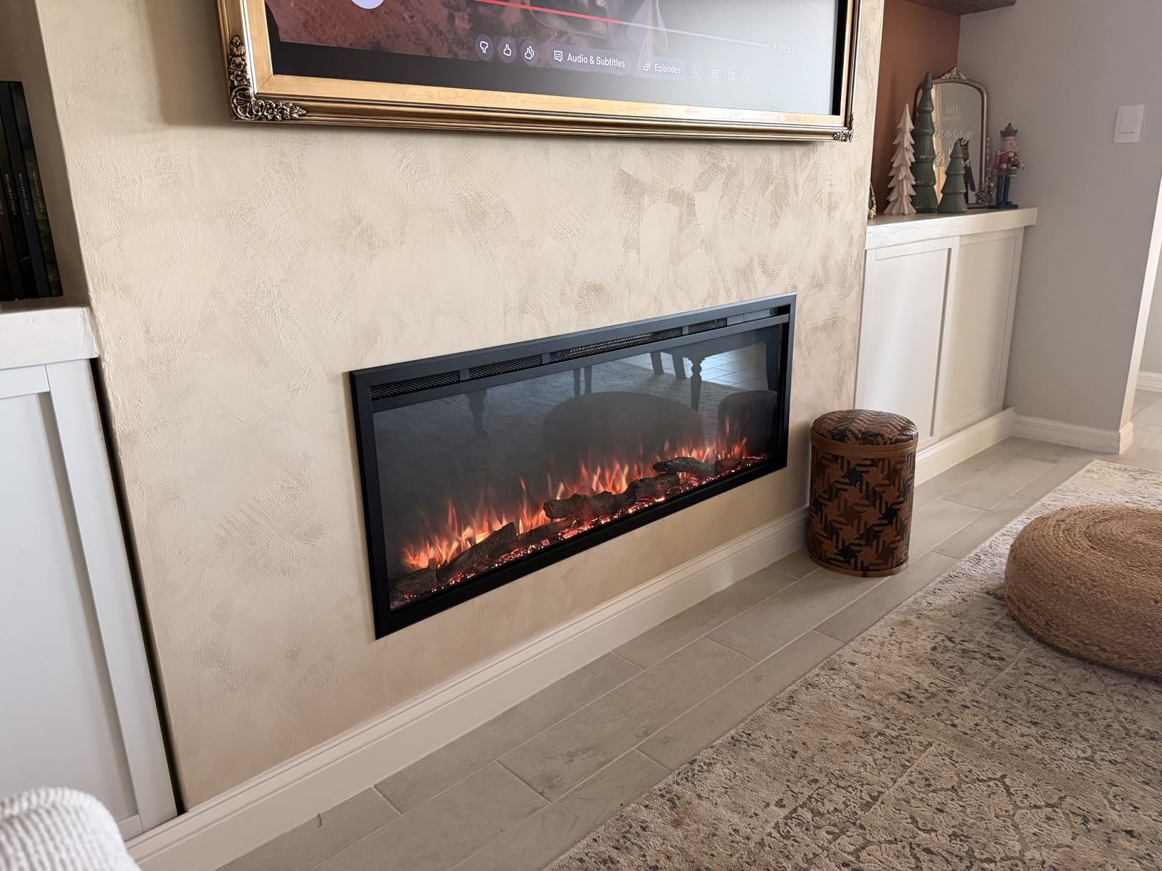 LegendFlame Austin in Wall Recessed & Wall Mounted Electric Fireplace (72