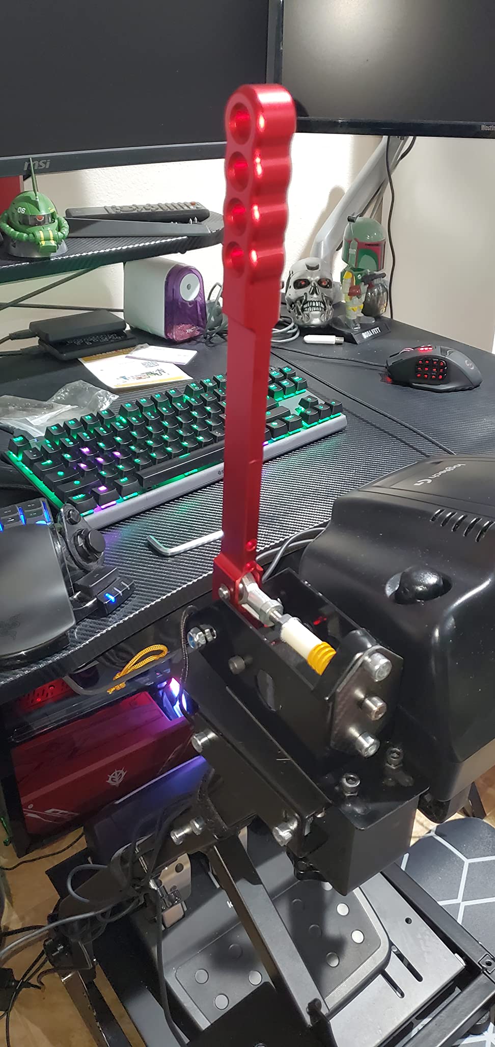 aikeec 64 Bit USB Handbrake PC Hall Sensor with Clamp for Sim Racing customer photo 2