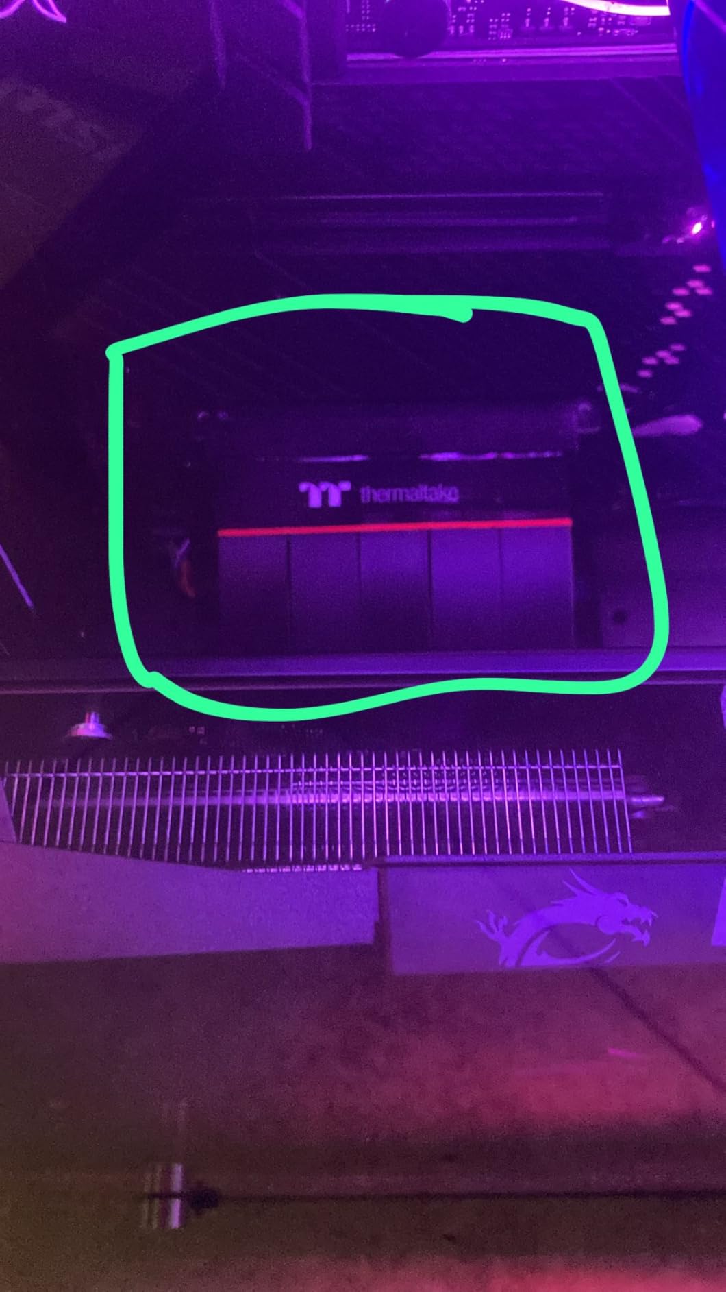 TT Premium PCI-E 4.0 High Speed Flexible Extender Riser Cable 300mm AC-058-CO1OTN-C1 customer photo 1