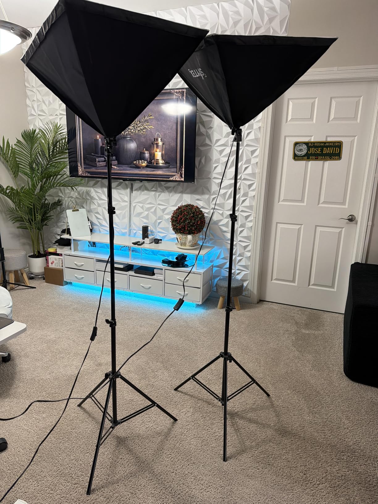 Skytex Softbox Lighting Kit(2Pack), 20x28in Soft Box | 85W 2700-6400K E27 LED Bulb Continuous Photography Lighting, Photo Studio Lights Equipment for Camera Shooting, Video Recording customer photo 2