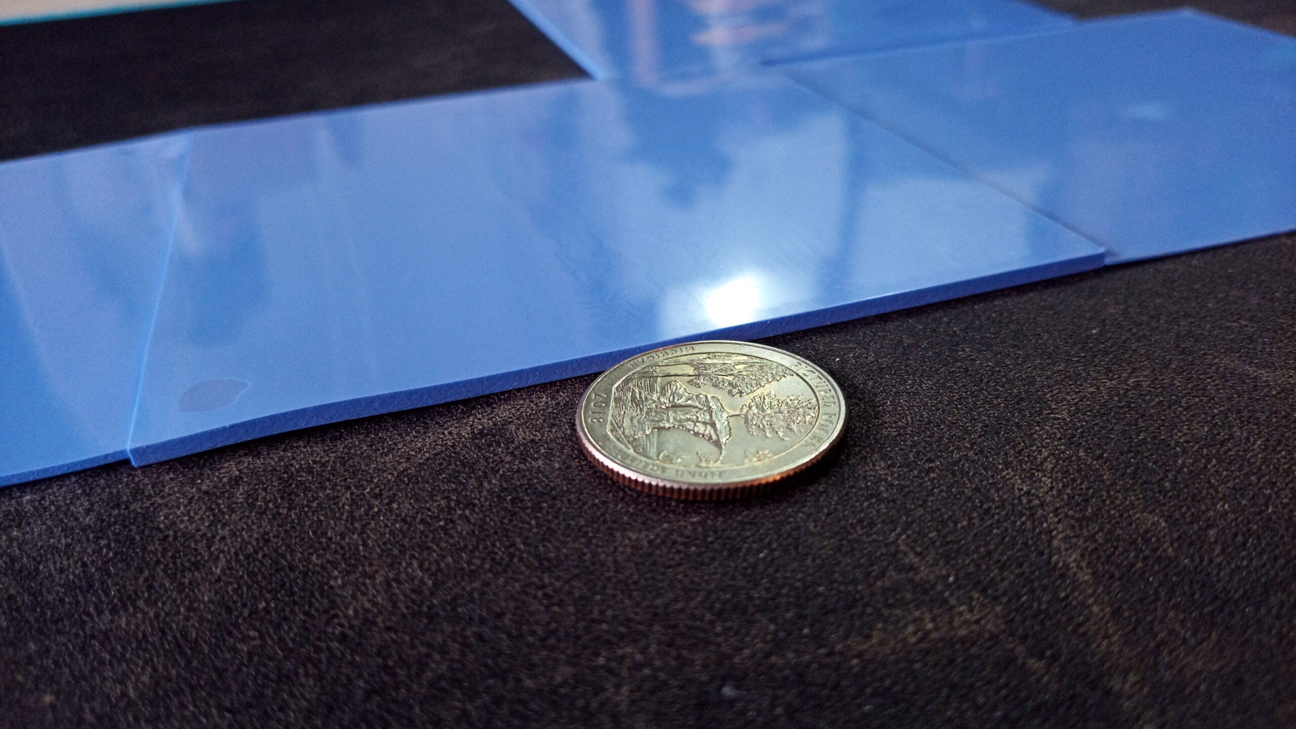 OwlTree 4 Pack Thermal Pad,100x100mm 0.5mm 1mm 1.5mm 2mm Highly Efficient Thermal Conductivity 6.0 W/mK,Heat Resistant Silicone Thermal Pads for Laptop Heatsink CPU GPU SSD IC LED Cooler customer photo 1