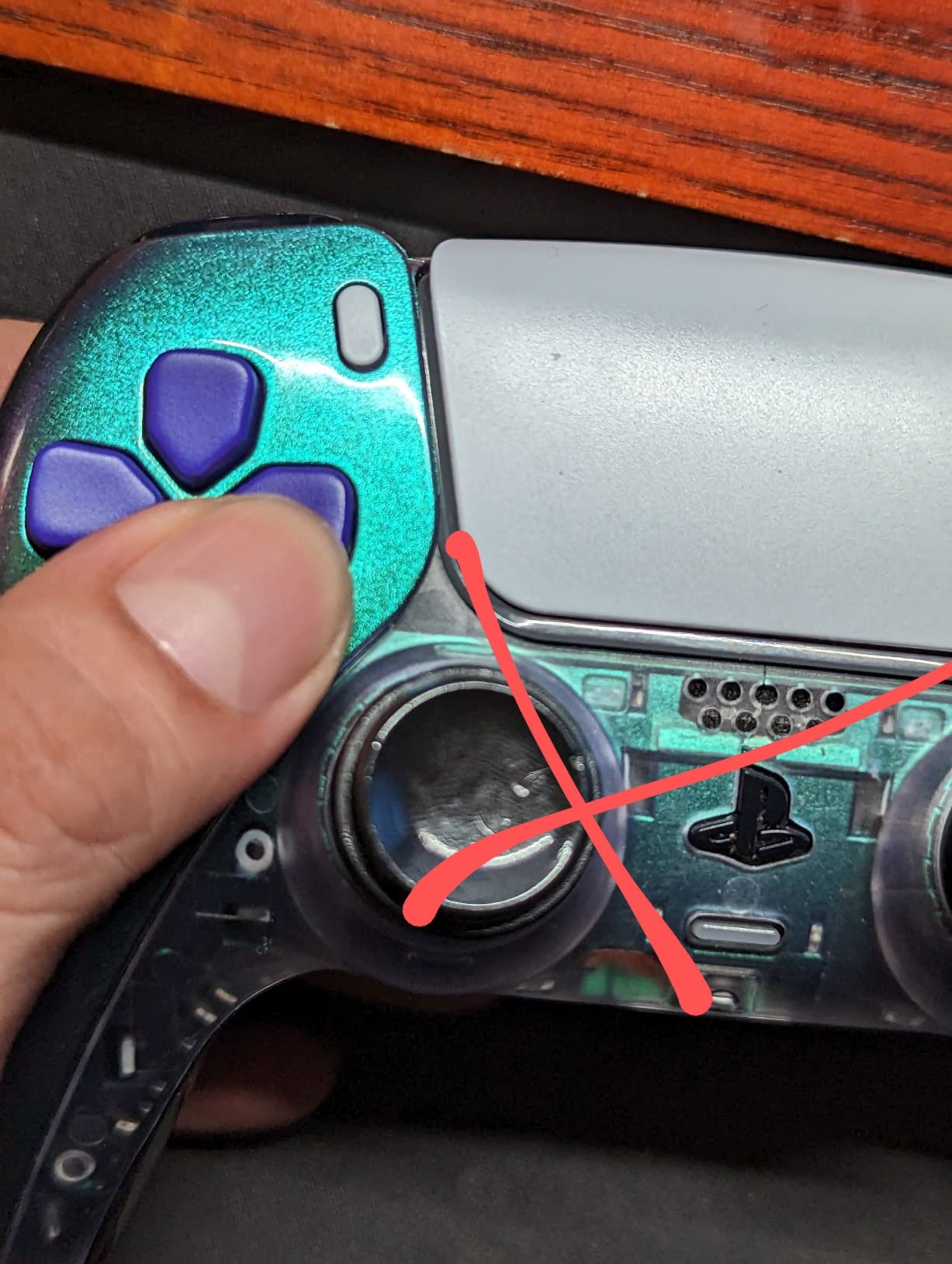 eXtremeRate Ergonomic Split Dpad Buttons (SDP Buttons) for PS5 Controller, Black Independent D-pad Direction Buttons for PS5 Edge, for PS4 Controller customer photo 2