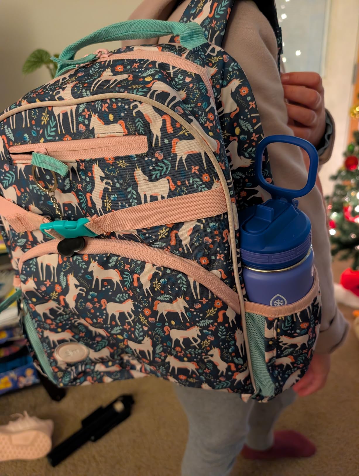 ThermoFlask Kids 16 oz Insulated Water Bottles with Straw Lid BPA-Free Stainless Steel Leakproof & Spill-Proof Design Easy Clean Wide Mouth 2-Pack for School, Sports, Playdates, Red/Blue customer photo 2