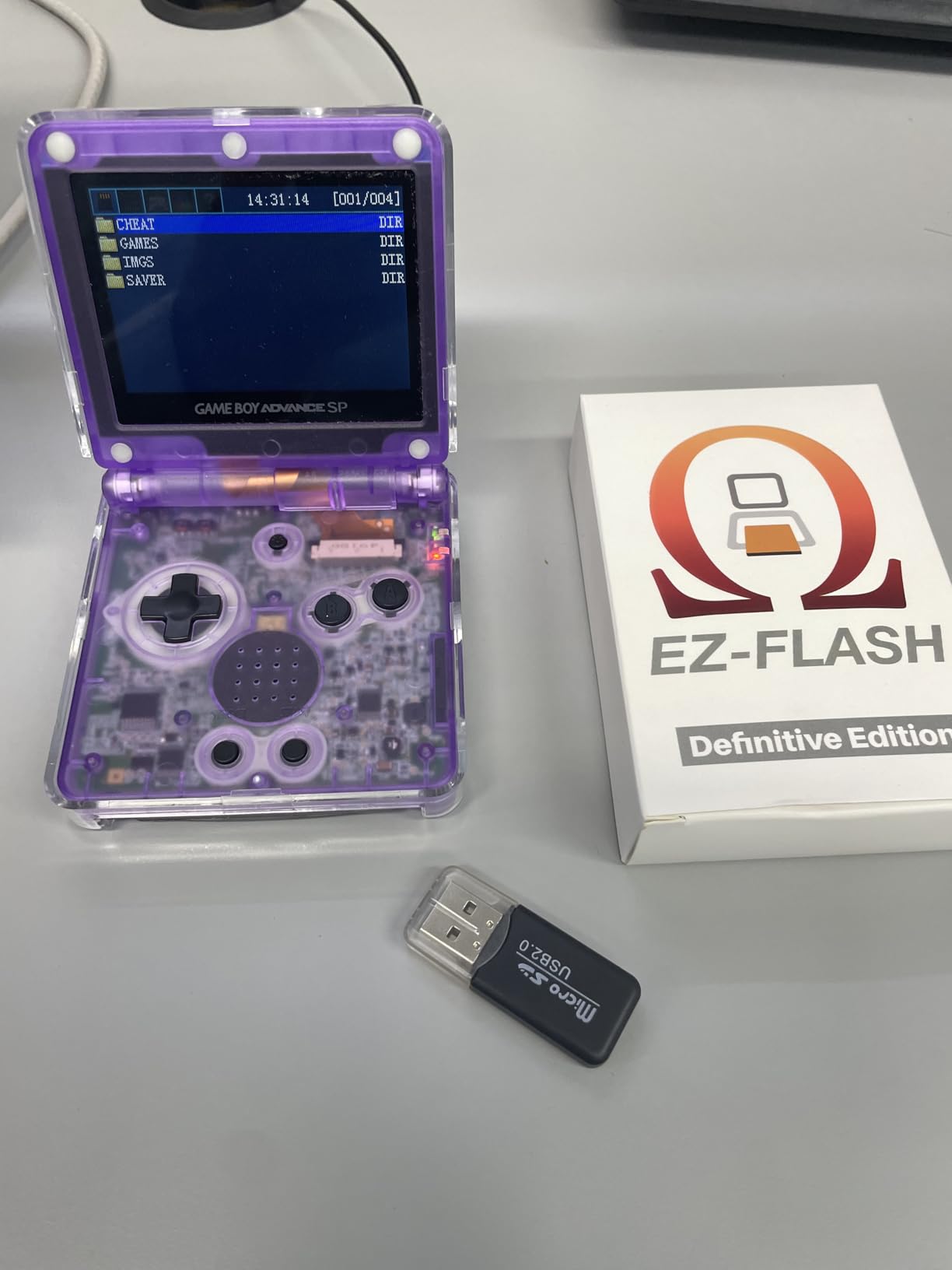 EZ Flash Omega Definitive Edition EZFlash Game Card EZ-Flash for GBA GBA SP DS NDS NDS Lite iDSL IMPEX Source customer photo 2