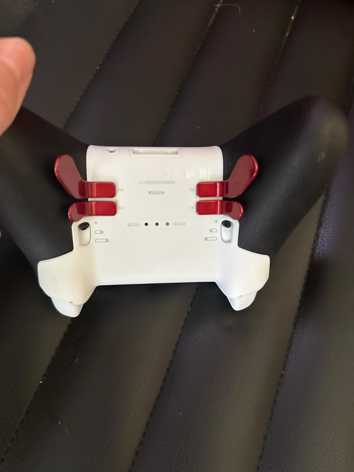 TOMSIN Replacement Magnetic Buttons Kit for Xbox Elite Controller Series 2 Accessories, Includes 6 Metal Plating Joysticks, 4 Paddles, 2 D-Pads, 1 Adjustment Tool (Plating Red) customer photo 2