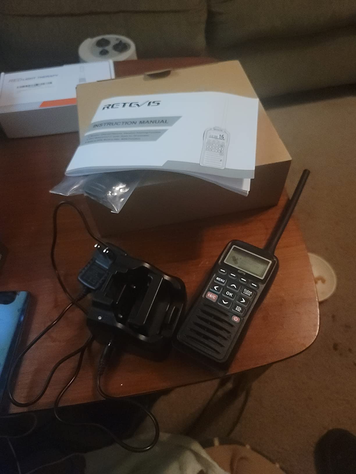 Retevis RM40 Marine Radio with GPS, DSC Distress Call, IP67 Waterproof Floating customer photo 2