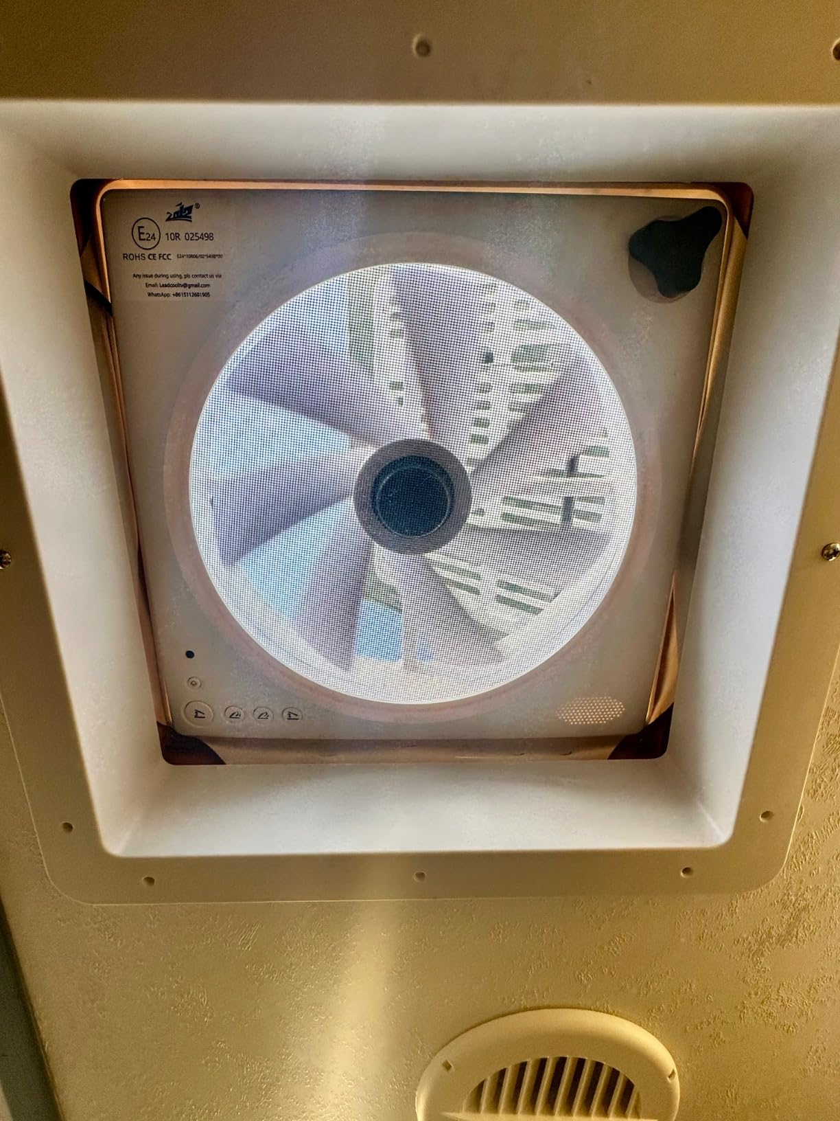2012 Air Max RV Roof Vent Fan 14