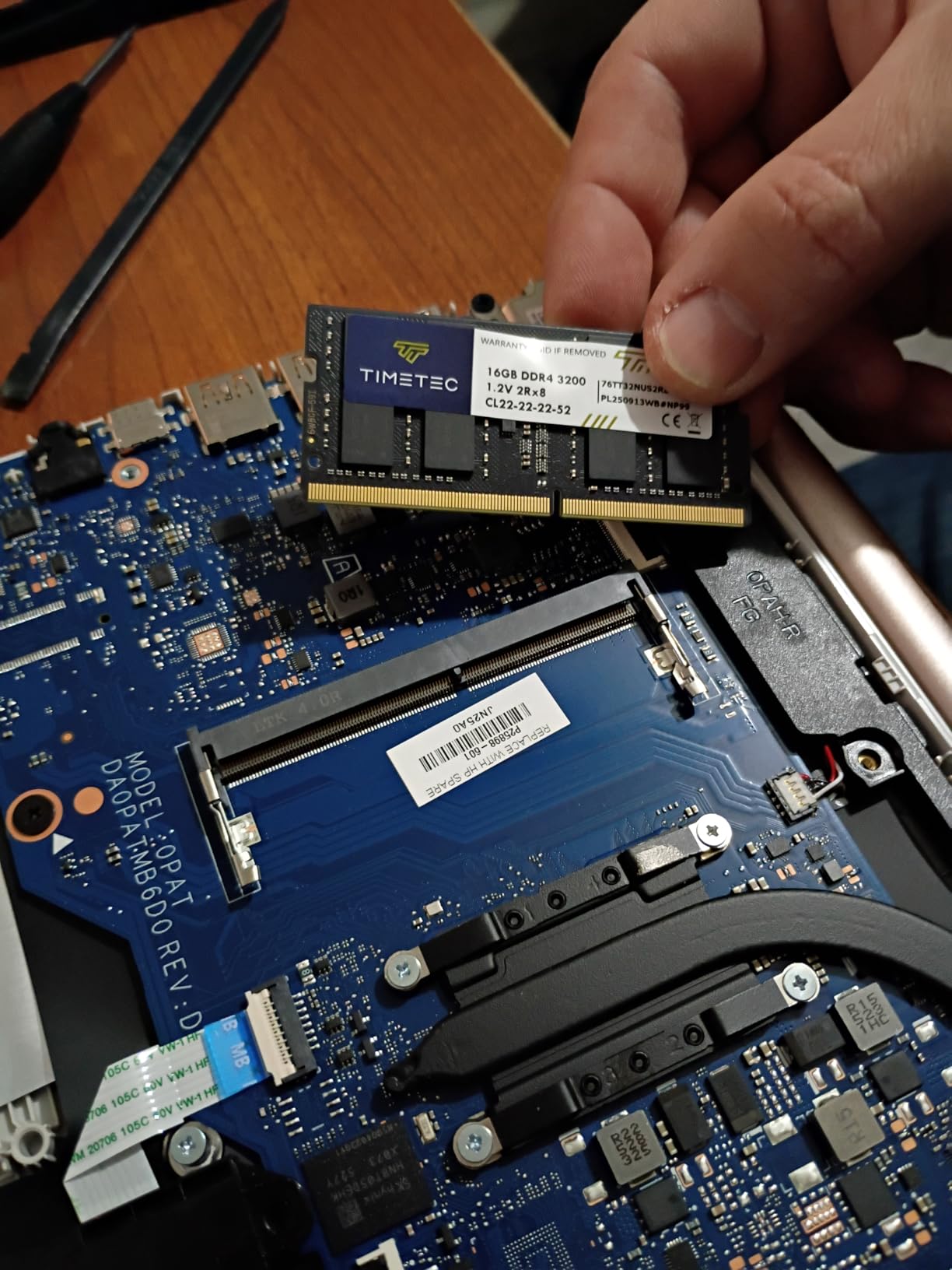 Timetec 32GB KIT (2x16GB) DDR4 3200MHz (PC4-3200AA) PC4-25600 SODIMM Laptop RAM - 260-Pin 1.2V CL22 Non-ECC Unbuffered Memory Module for Laptop, Notebook, Mini PC, All-in-One customer photo 2