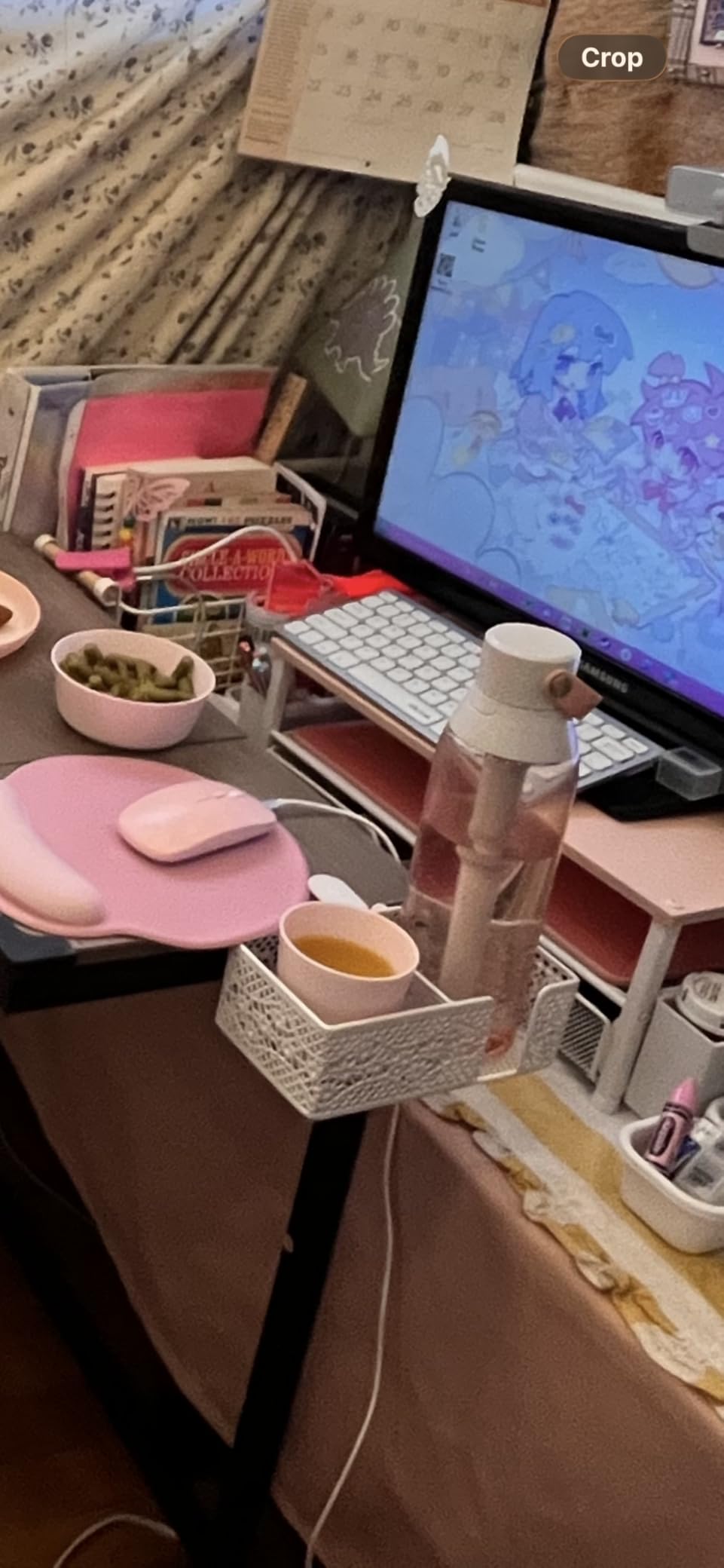 Desk Organizer Clip on Desk Cup Holder Pencil Holder for Desk Storage Beverages Phone Holder Desk Organizer and Accessories Office School Home customer photo 2