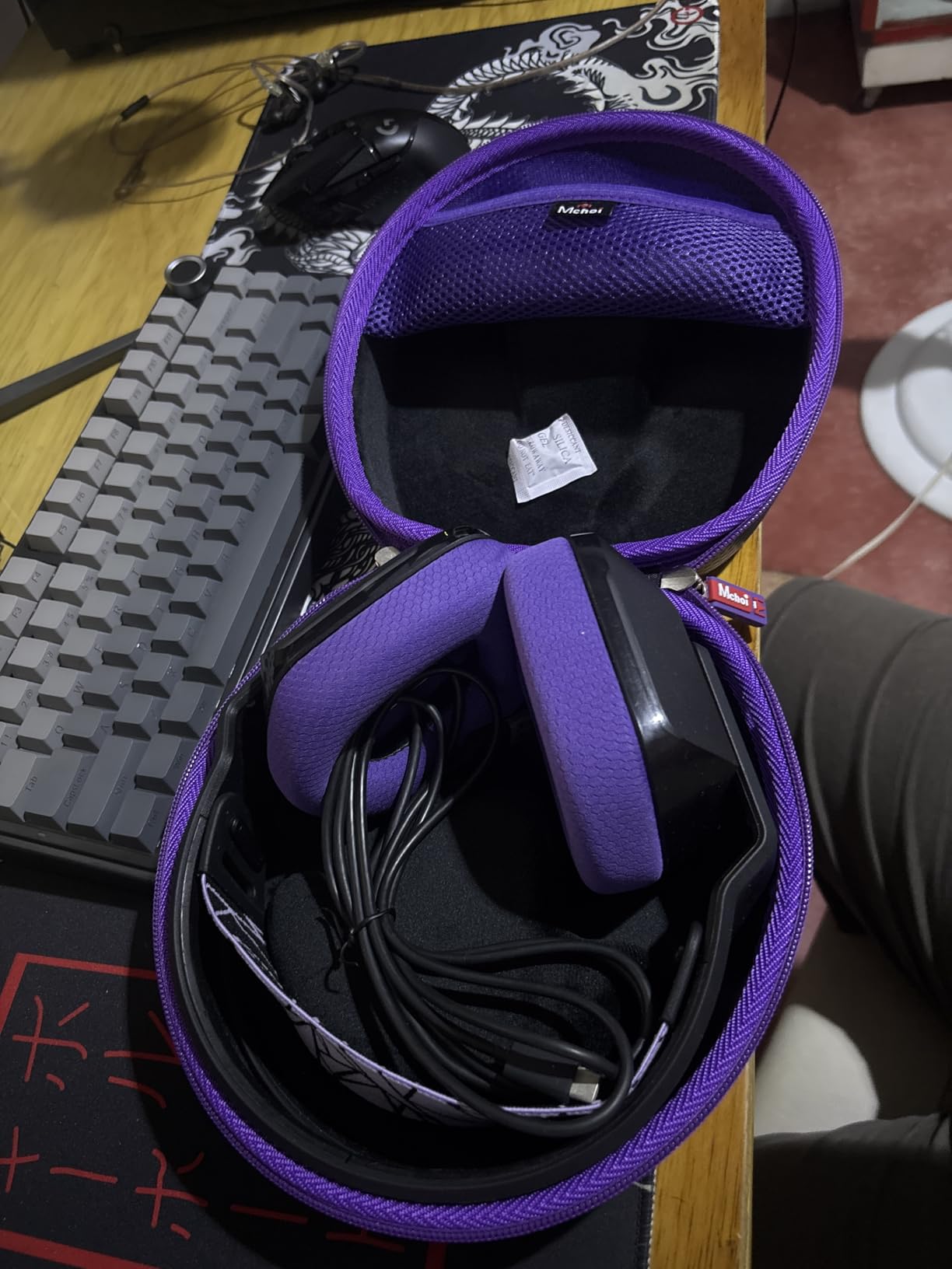 Mchoi Hard Travel Storage Case Compatible with Logitech G733 / G435 Lightspeed Wireless Gaming Headset, G335 Wired Gaming Headset, CASE ONLY customer photo 1