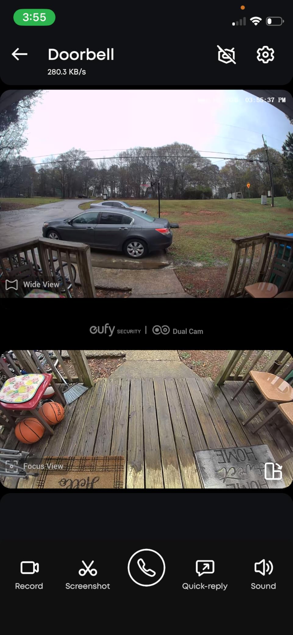 eufy Security Video Doorbell Dual Camera, 2K HD, Wireless, Battery-Powered, HomeBase, Dual Motion Detection, Smart Recognition, No Monthly Fee, 16GB Storage customer photo 1