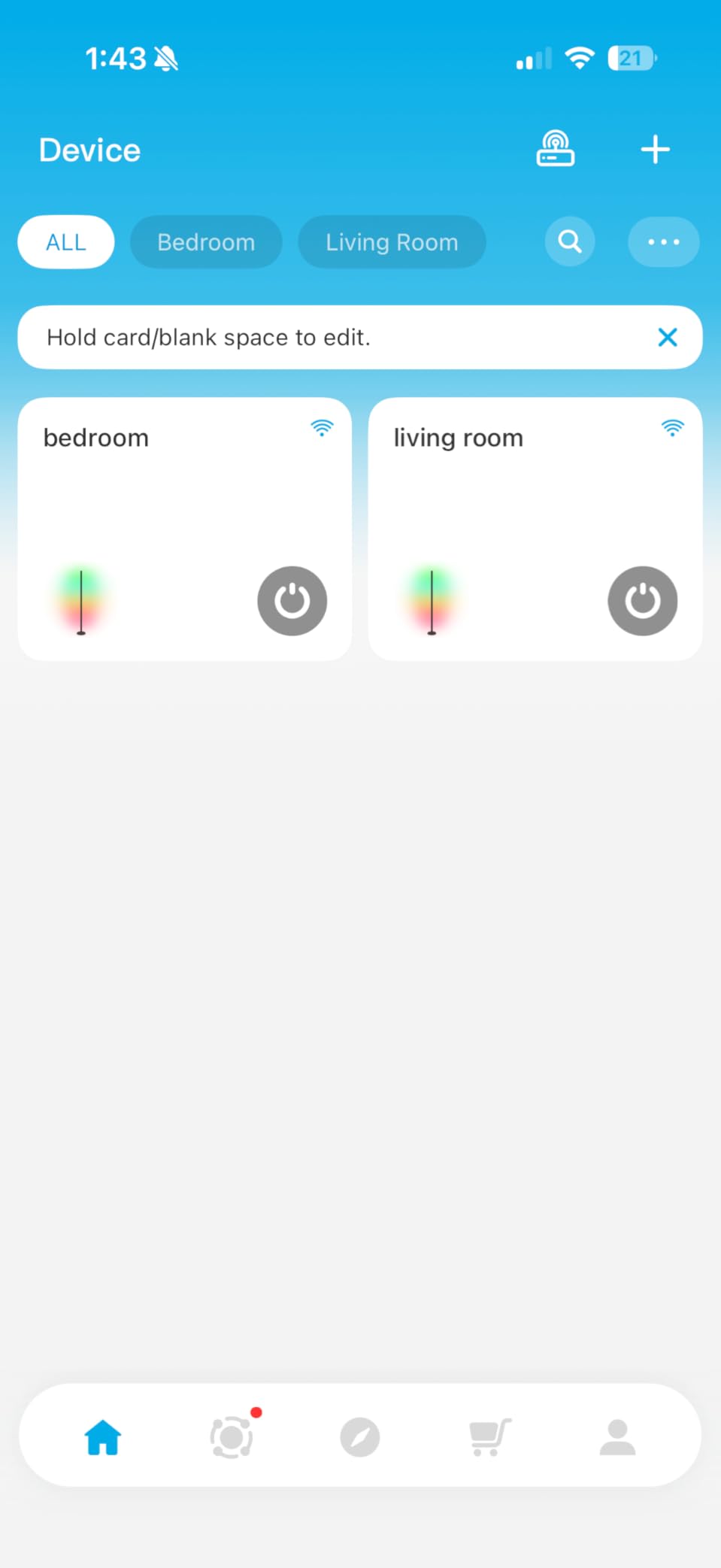 Govee RGBIC Floor Lamp Basic, 1000lm LED Corner Lamp Compatible with SmartThings, Alexa, and Matter, Modern Floor Lamp with Music Sync and 16 Million DIY Colors, Standing Lamp for Bedroom Living Room customer photo 1