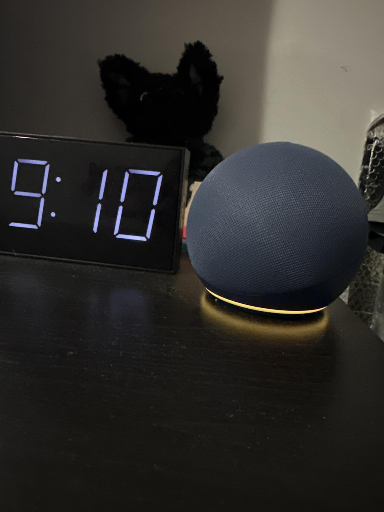 Amazon Echo Dot (newest model) - Vibrant sounding speaker, Designed for Alexa+, Great for bedrooms, dining rooms and offices, Deep Sea Blue customer photo 1