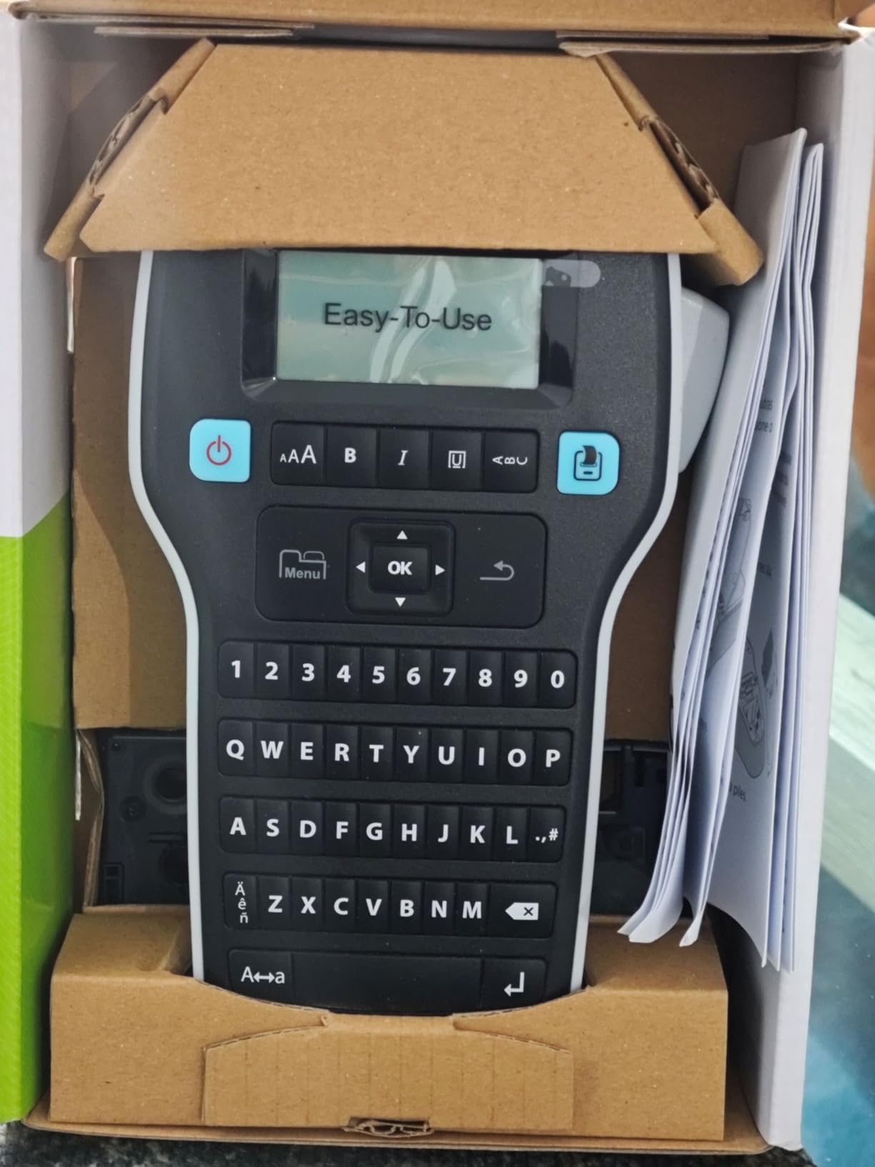 DYMO LabelManager 160 Portable Label Maker Bundle, Easy-to-Use, One-Touch Smart Keys, QWERTY Keyboard, Large Display, For Home & Office Organization, Includes 3 D1 label cassettes customer photo 2