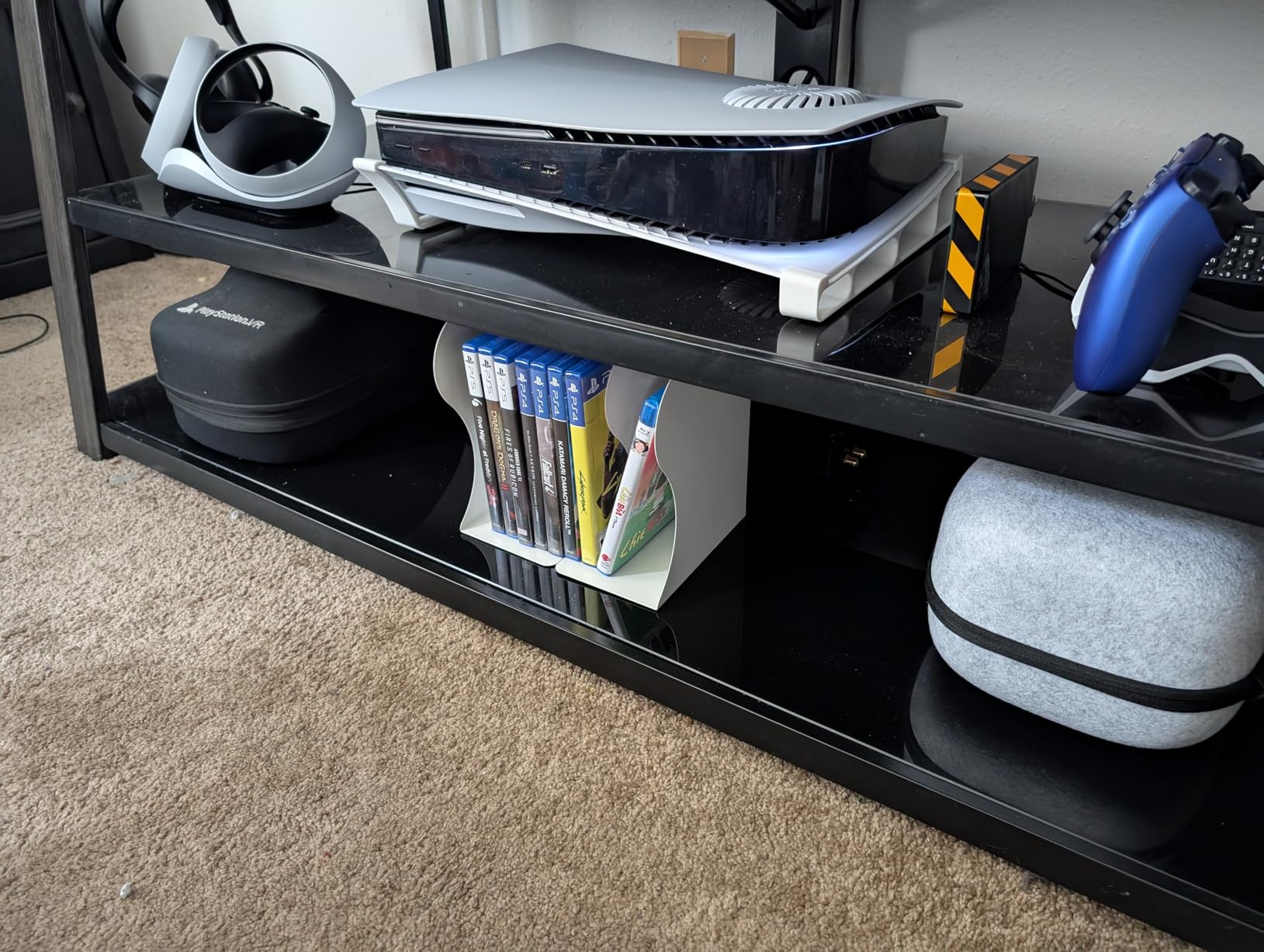 Cover Plates with Cooling Vent for PS5 Disc Edition Console, Accessories for PlayStation 5 Face Plates Side Panels Shell Replacement Protective Faceplates (Wood Grain) customer photo 2