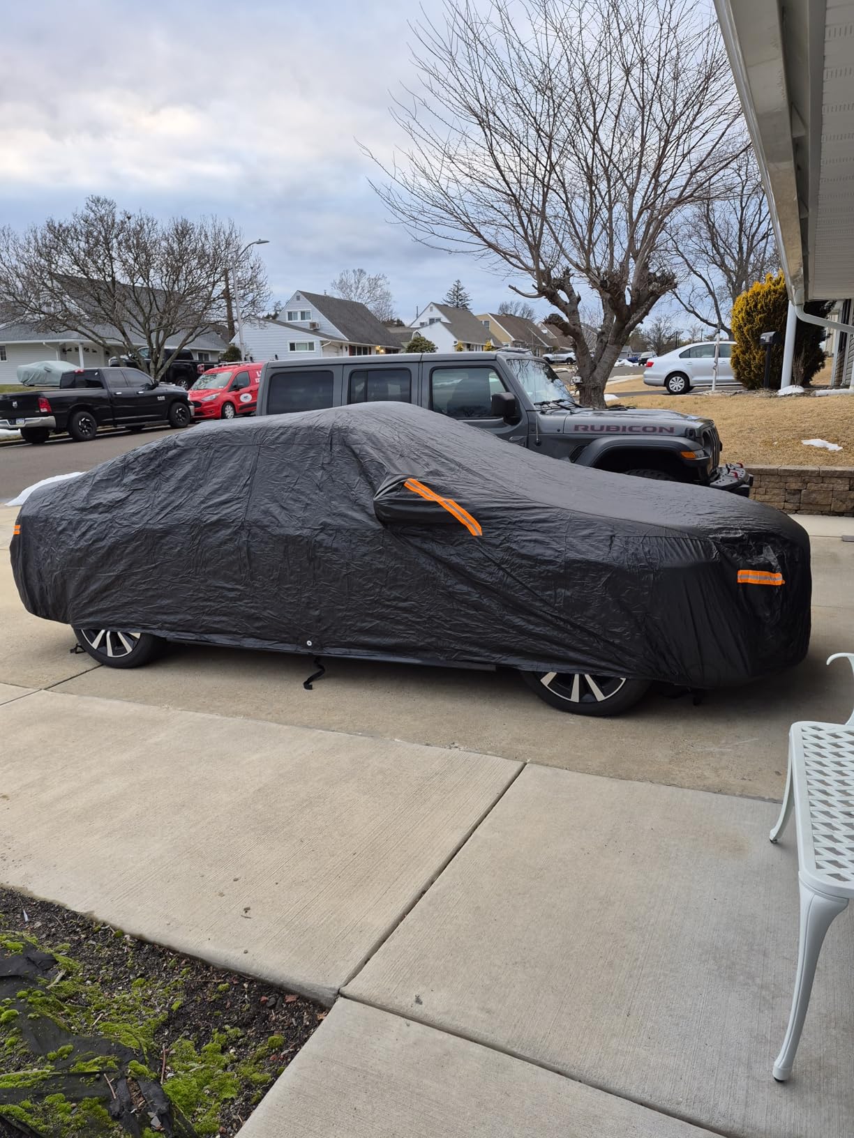 EzyShade 10-Layer Car Cover Waterproof All Weather. See Vehicle Size-Chart for Accurate Fit. Outdoor Full Exterior Covers for Automobiles Sedan Hatch SUV Rain Sun Protection. Size A5 (See SizeChart) customer photo 1