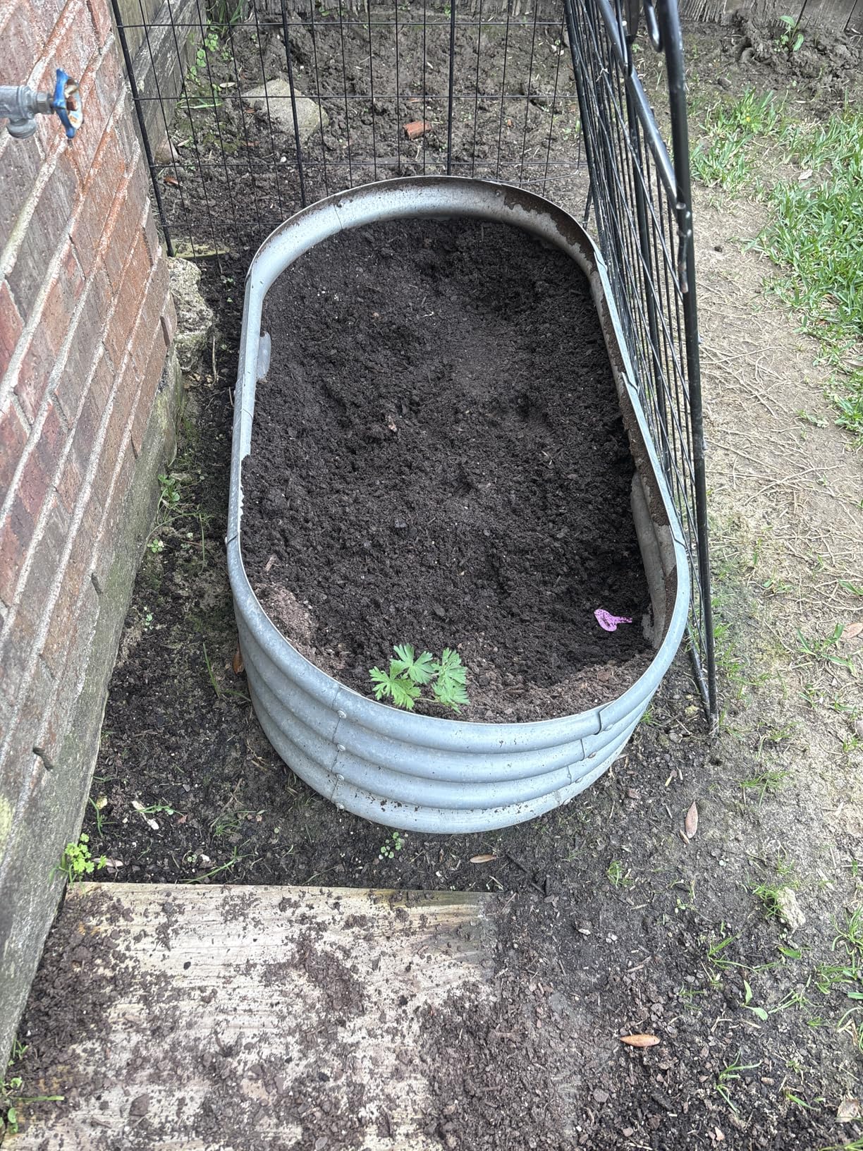 Land Guard Galvanized Raised Garden Bed Kit, Galvanized Planter Garden Boxes Outdoor, Oval Large Metal Raised Garden Beds for Vegetables customer photo 2