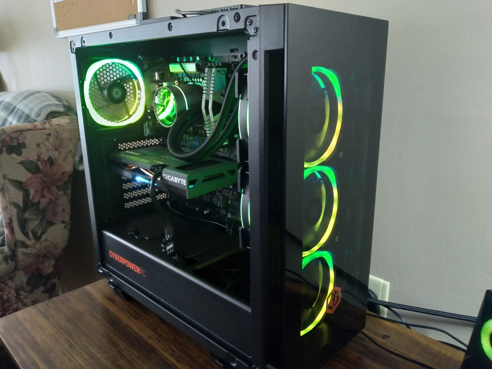 CYBERPOWERPC Gamer Xtreme VR Gaming PC, Intel Core i5-11600KF 3.9GHz, 16GB DDR4, GeForce RTX 3060 12GB, 500GB NVMe SSD, 1TB HDD, WiFi Ready and Win 11 Home (GXiVR8480A10) customer photo 2