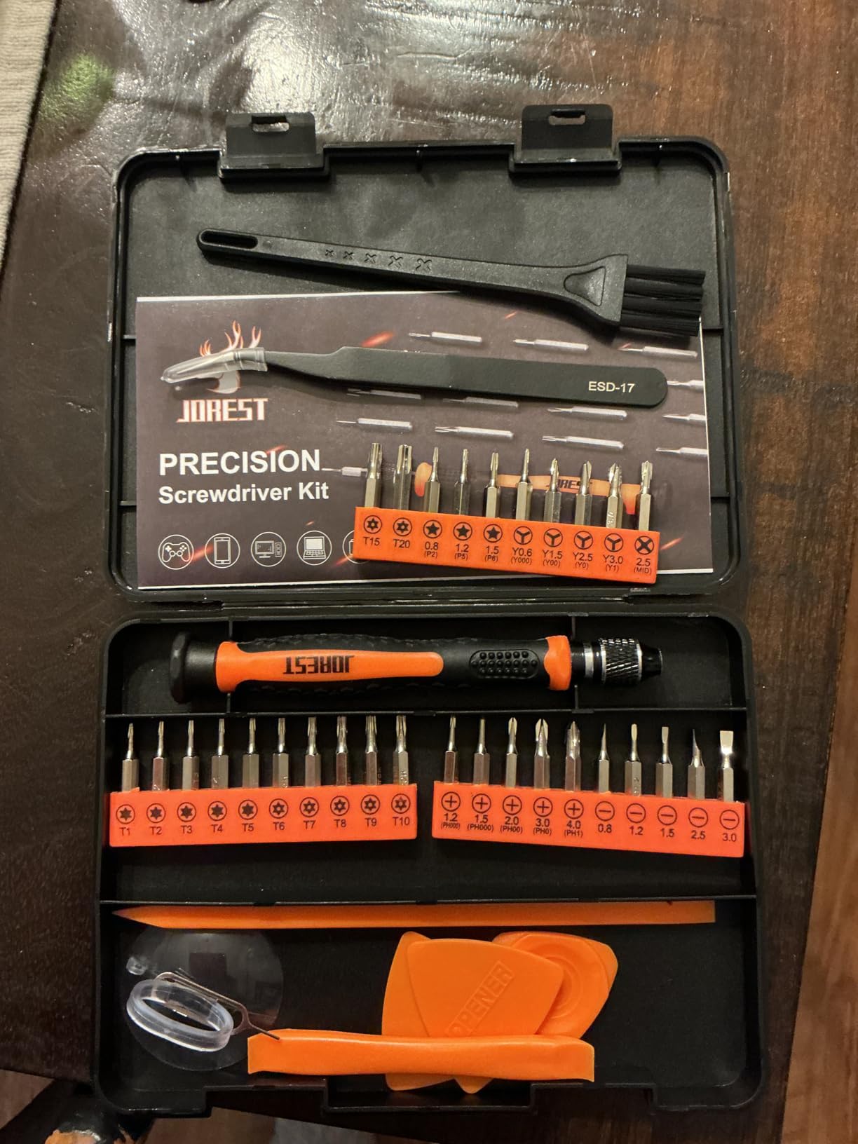 JOREST 40Pcs Small Precision Screwdriver Set with Torx Triwing Phillips customer photo 1