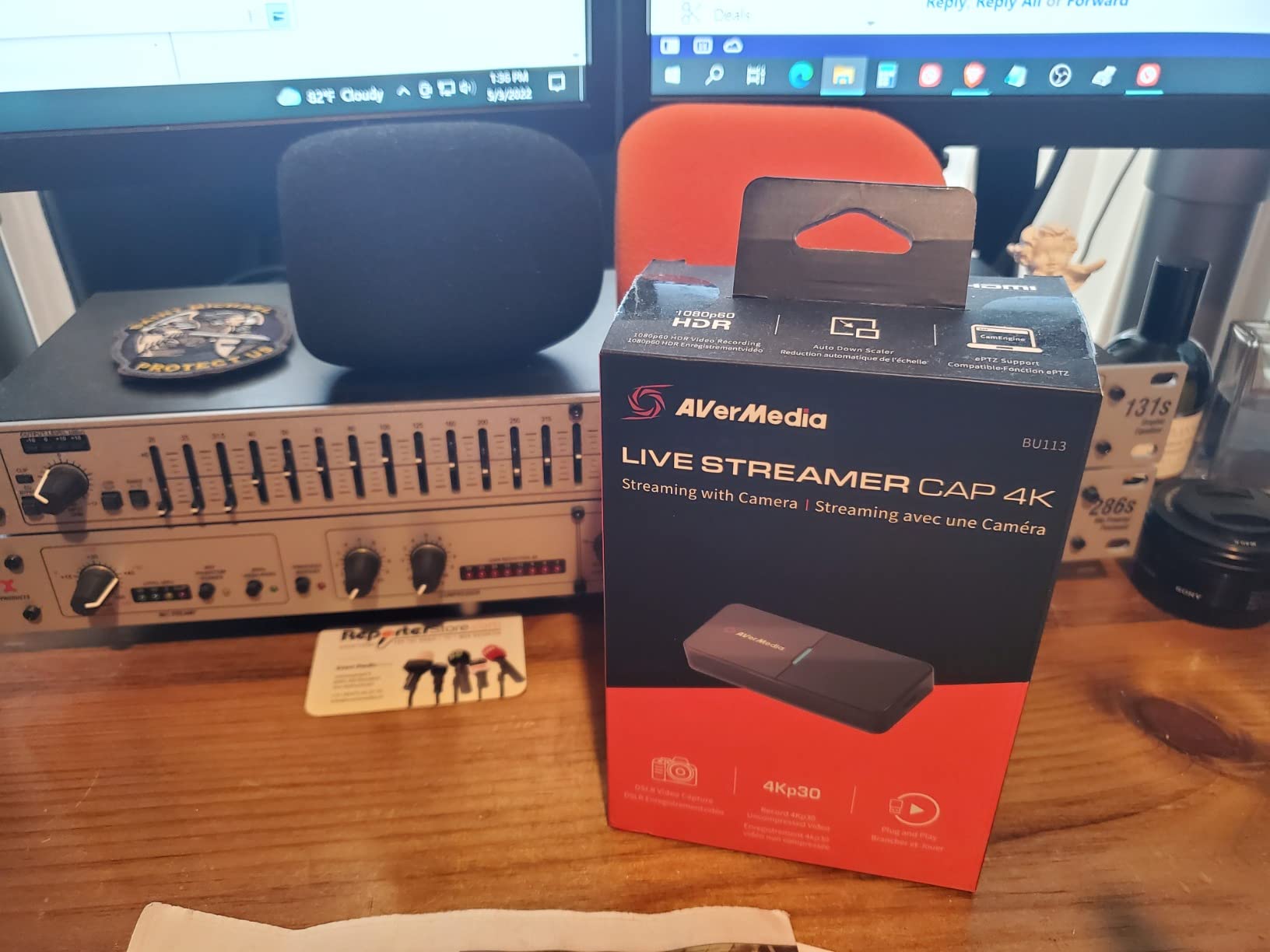 AVerMedia BU113 Live Streamer Cap 4K HDMI DSLR Video Capture Card for Content Creation - Capture and Stream in 2160p30, Record in 1080p60 HDR, USB Type-C, TAA/NDAA Compliant customer photo 1