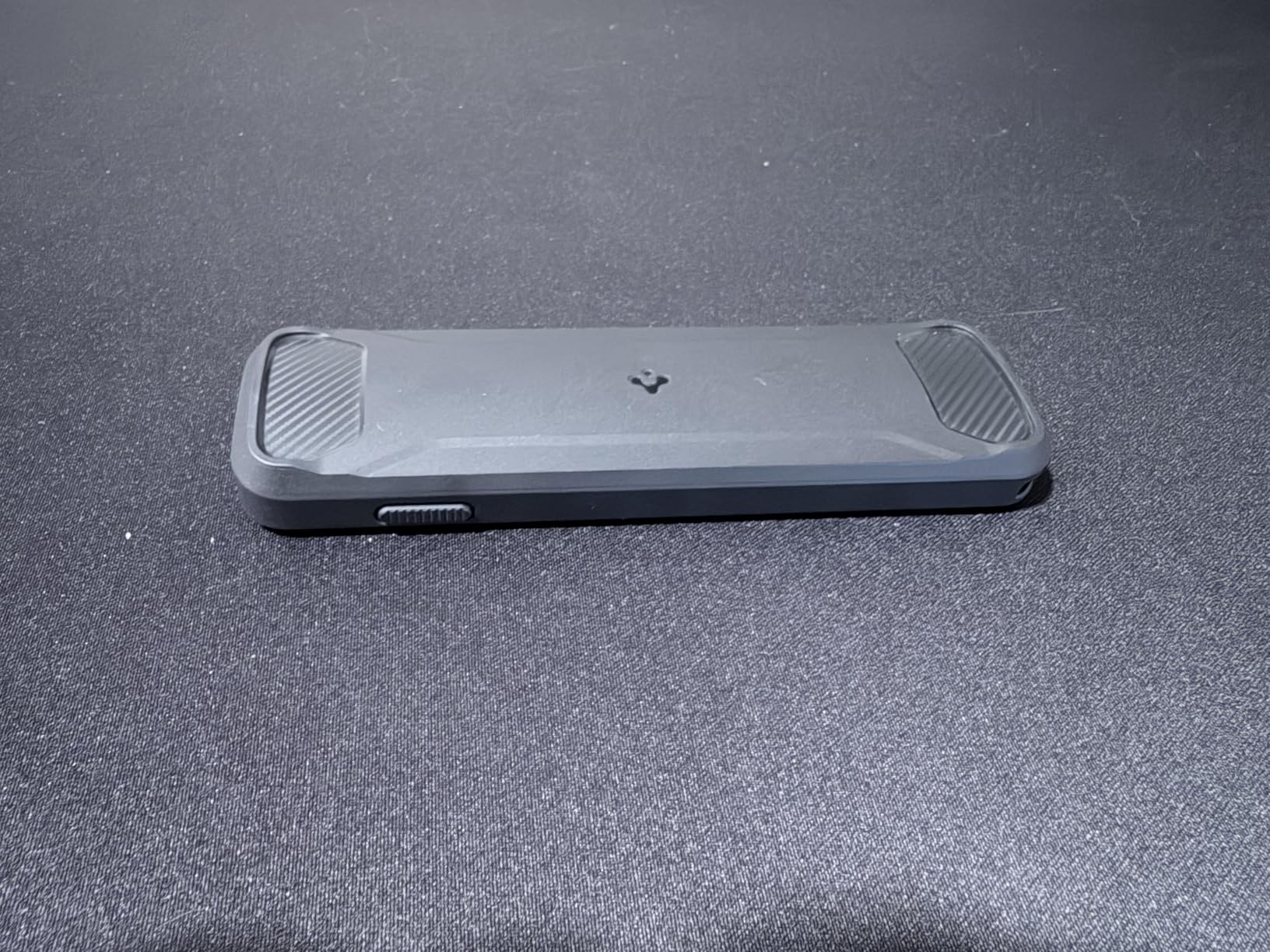 Spigen Rugged Armor Designed for Apple TV 4K 2021/2022 Siri Remote Case Cover with Shockproof Magnetic Technology and Wrist Strap (Metal Plate and Magnetic Included) - Black customer photo 2