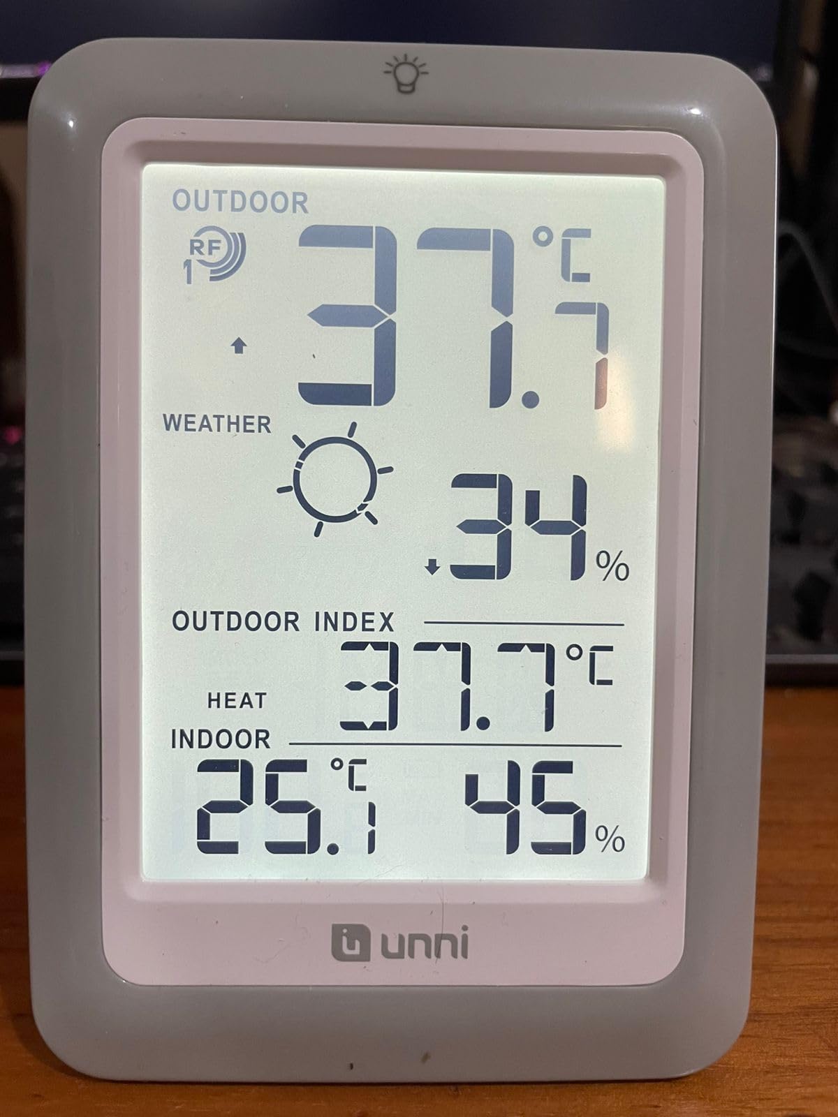 Indoor Outdoor Thermometer Hygrometer Wireless Weather Station, Temperature Humidity Monitor with 330ft Range Remote Sensor customer photo 1