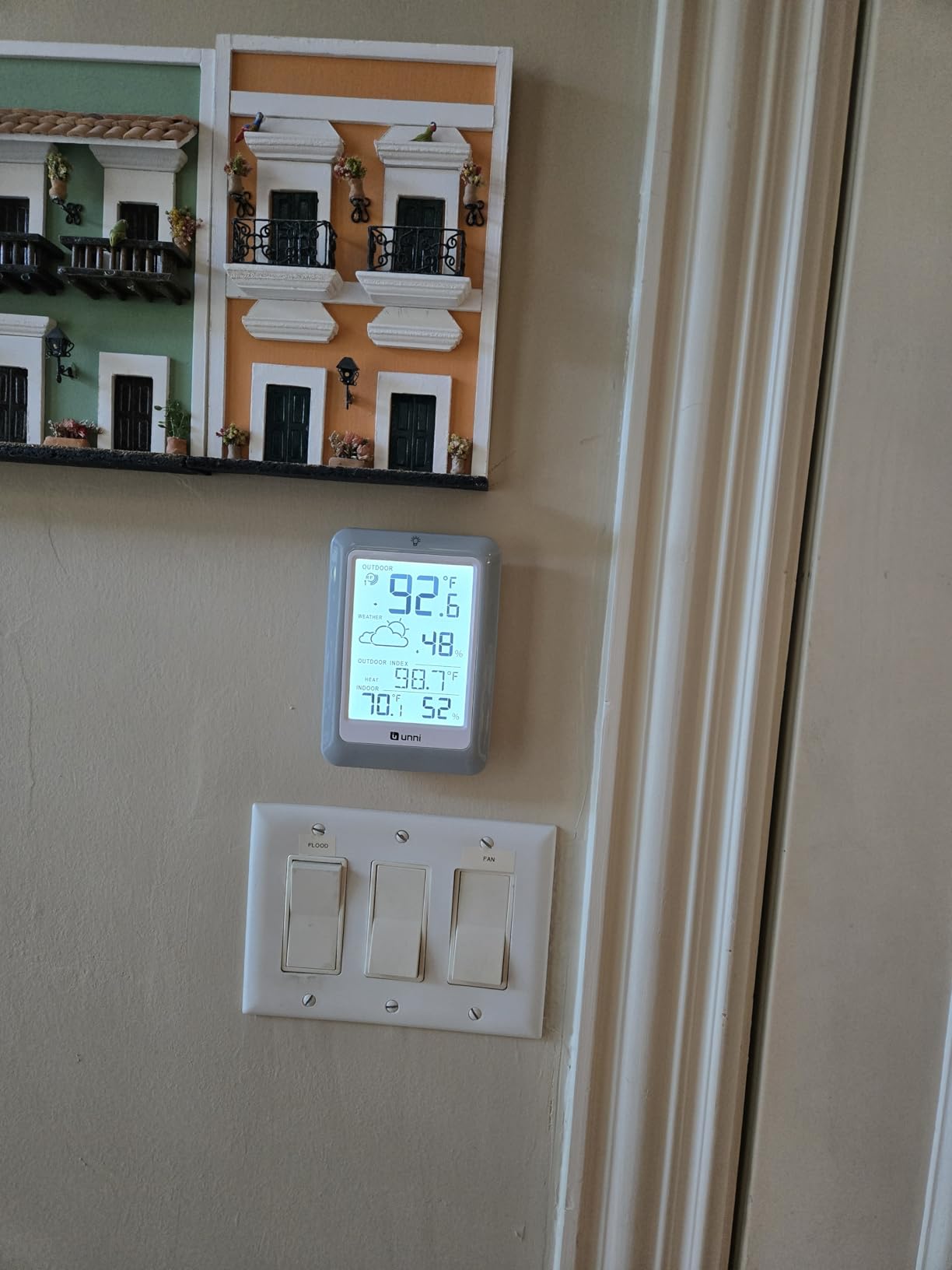 Indoor Outdoor Thermometer Hygrometer Wireless Weather Station, Temperature Humidity Monitor with 330ft Range Remote Sensor customer photo 2