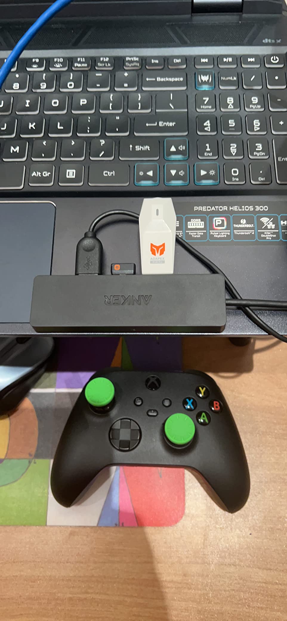 BIGBIG WON R100 Pro Wireless Adapter for Xbox One X|S/Xbox Series X|S/Elite Series 2/PS5/PS4/Switch Controller - Play on PS4/Switch/PC Windows11&10 customer photo 1