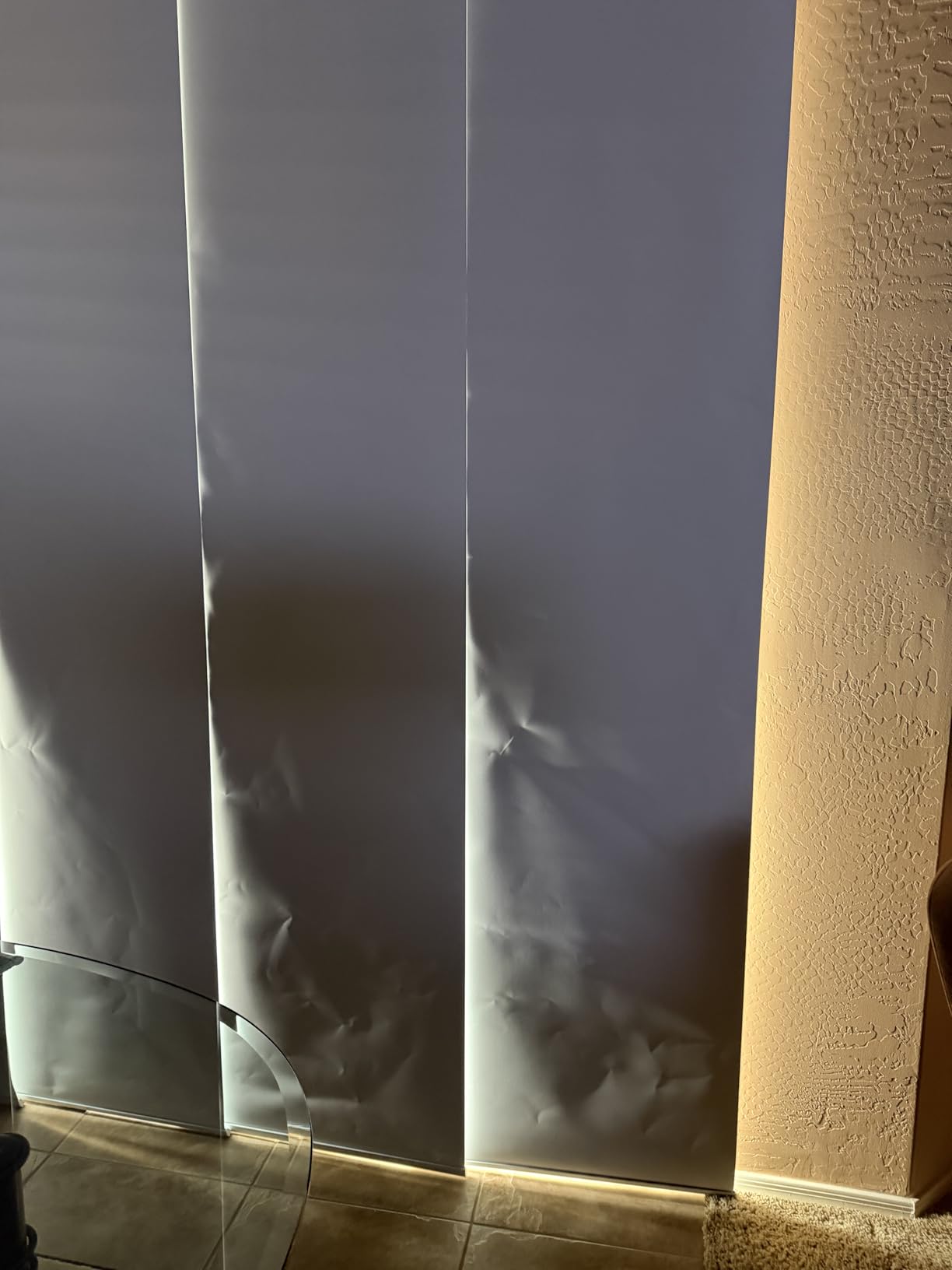 Yoolax Custom XL Smart Sliding Door Blinds, Motorized Sliding Panel Blinds Compatible with Alexa, Blackout Vertical Blinds for Glass Doors, Patio Doors, Closet Doors, Fabric-Dark Grey customer photo 5