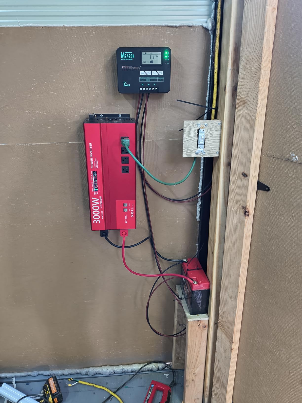 ECI Power 100W 12V Solar Power Kit | 12V 20Ah LiFePO4 Lithium Battery | 100W Mono Rigid Solar Panel, 10A PWM Solar Charge Controller | RV, Trailer, Camper, Marine, Off Grid, Solar Projects customer photo 1