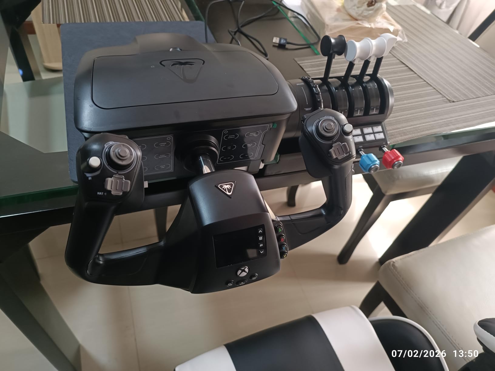 Turtle Beach VelocityOne Flight Universal Control System - Xbox Series X & Xbox Series S, Xbox One & Windows 10 & 11 PCs with Yoke Handle, Throttle Quadrant, Trim Wheel & Rudder Controls customer photo 1