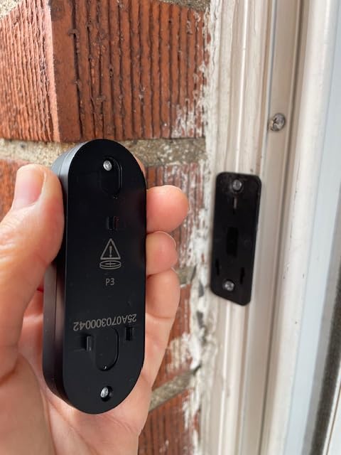 AIDA Lighted Wireless Doorbell for Home, Waterproof Battery Doorbell Wireless 1,000ft Range, 5 Volume Levels with 58 Chimes & LED Flash on Receiver (White, 2 Buttons & 1 Receiver) customer photo 2