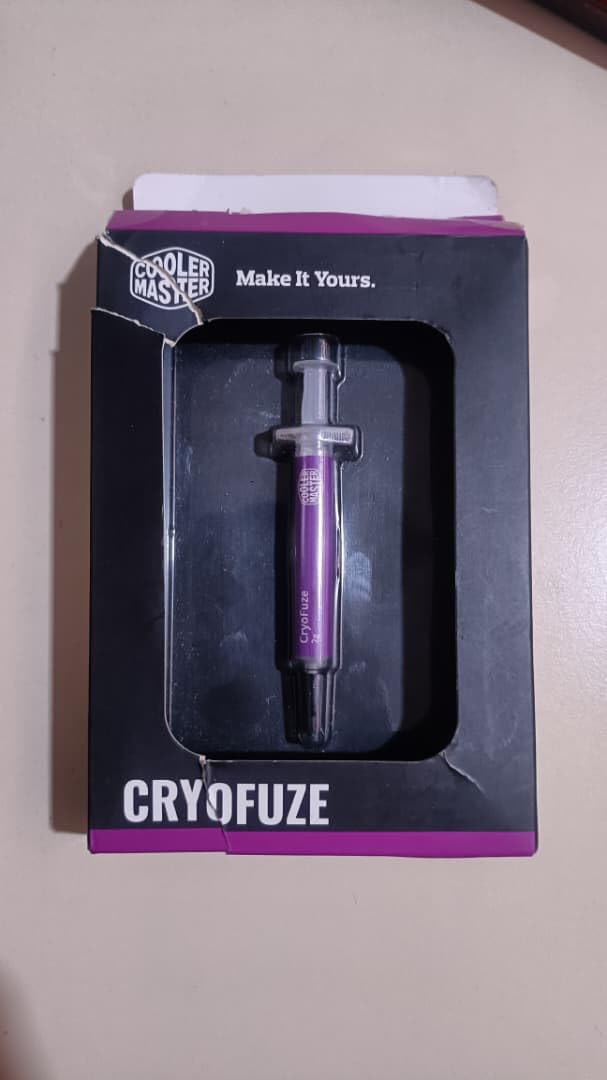 Cooler Master CryoFuze Premium Performance Thermal Paste, Nanoparticles, | 2 Grams | Thermal Compound (for GPU, CPU, Consoles, Laptops Graphics Cards, Heat Sinks) customer photo 1