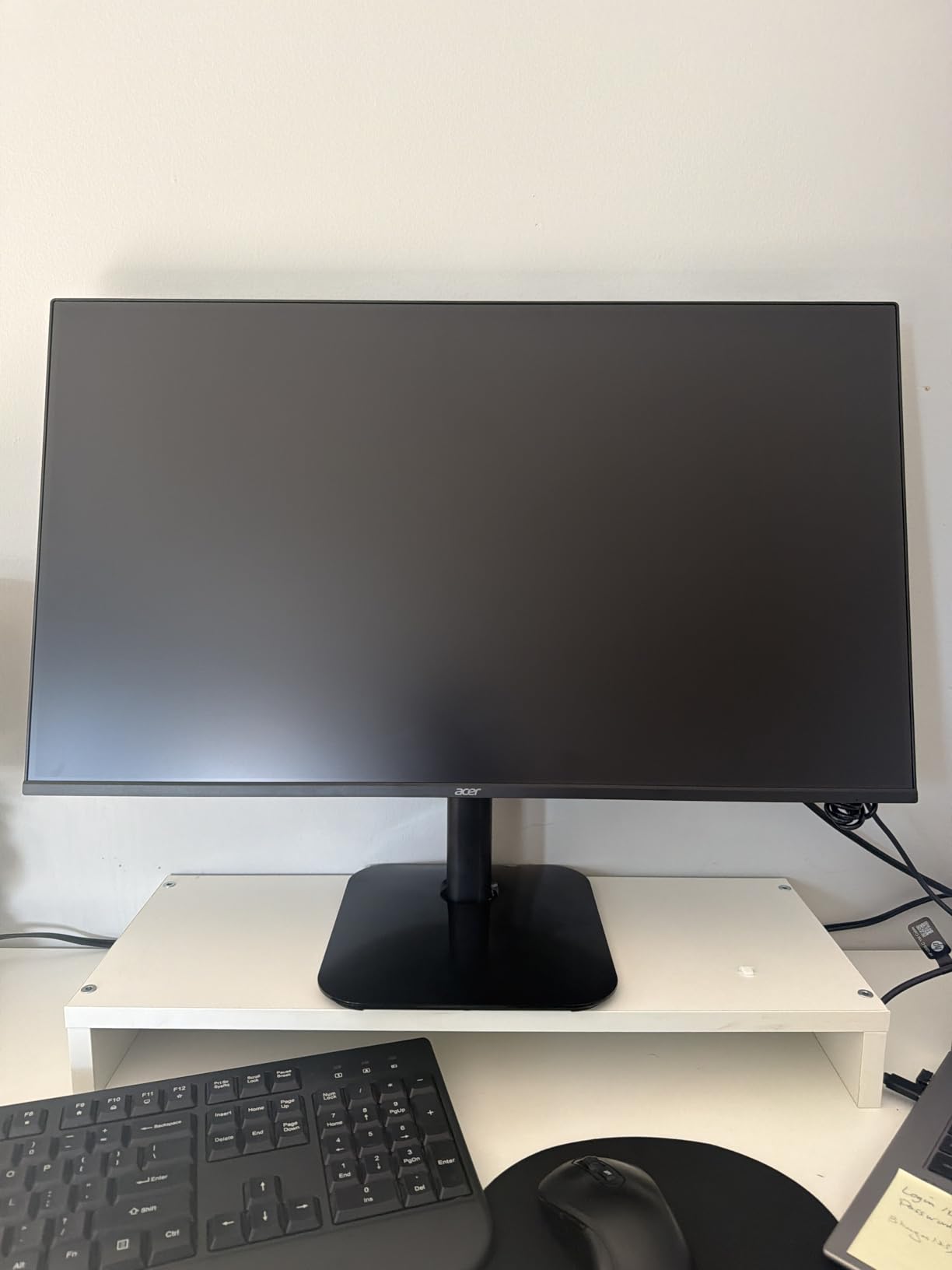 acer KB242Y - 23.8 Inch IPS Zero-Frame Full HD (1920 x 1080) Monitor | Tilt | Up to 120Hz Refresh | 1ms (VRB) | sRGB 99% | HDMI & VGA Ports | Adaptive-Sync Support (FreeSync Compatible) customer photo 2