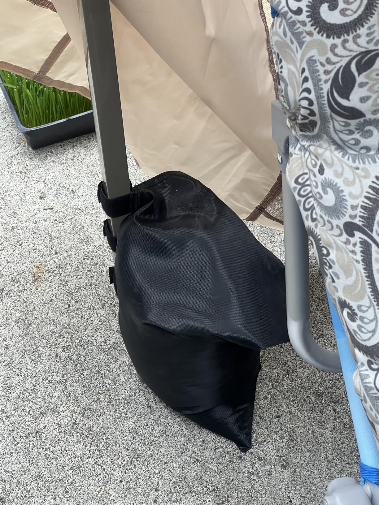 CROWN SHADES 13x13 Pop Up Gazebo, Canopy Tent, Gazebos on Clearance - Outdoor Gazebo for Backyard & Patio Furniture - Carpa Pop Up Tent with Wheeled STO-N-Go Cover Bag (Beige & Coffee) customer photo 2