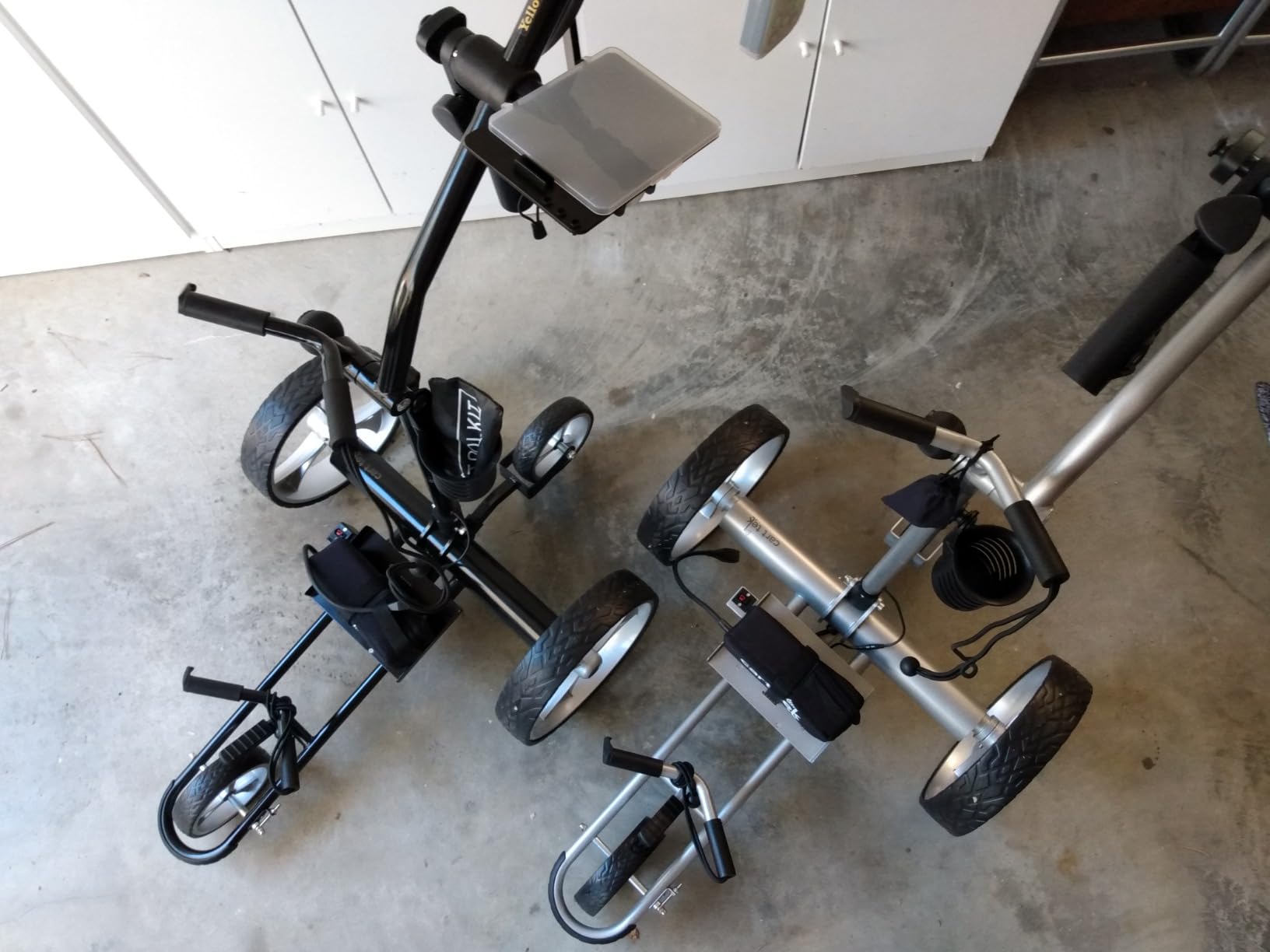 Cart-Tek Electric Golf Push Cart with Remote Control, Rugged Steel Frame, Dual Quiet Motors, 10.4 AH Lithium-Ion Battery, Easy to Use Electric Golf cart The Yellowstone customer photo 1