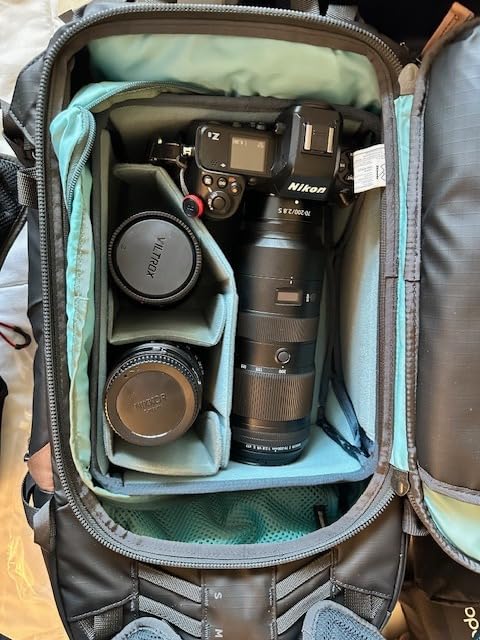 Shimoda Explore v2 25 Starter Kit, Compact Outdoor Photography Travel Backpack incl. Small Mirrorless Core Unit, Carry-On Ready Adventure Pack, Anti-Theft Camera Access, 14