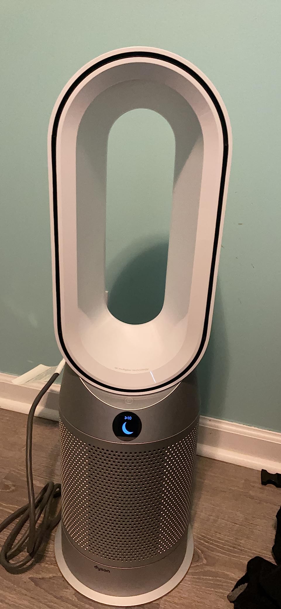 Dyson Purifier Hot+Cool HP07 Air Purifier, Heater, and Fan - White/Silver, Large customer photo 2