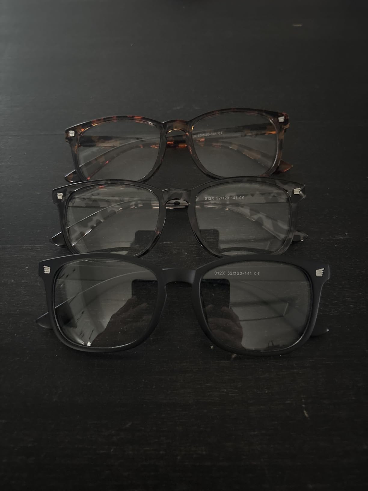 hunsquer Blue Light Glasses for Woman/Men Computer Blue Light Glasses customer photo 2