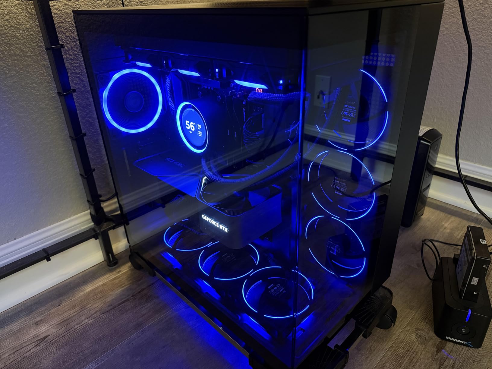 be quiet! Light Wings 120mm PWM High Speed Low Noise Premium ARGB Cooling Fan | 4-Pin | Ideal for Radiators and Heat Syncs | 3-Pack | Black | BL077 customer photo 1