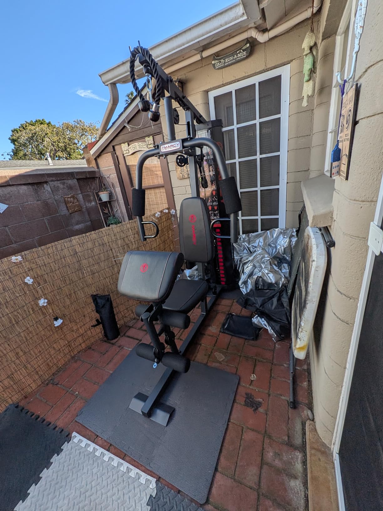 Marcy Multifunction Steel Home Gym 150lb Weight Stack Machine customer photo 2