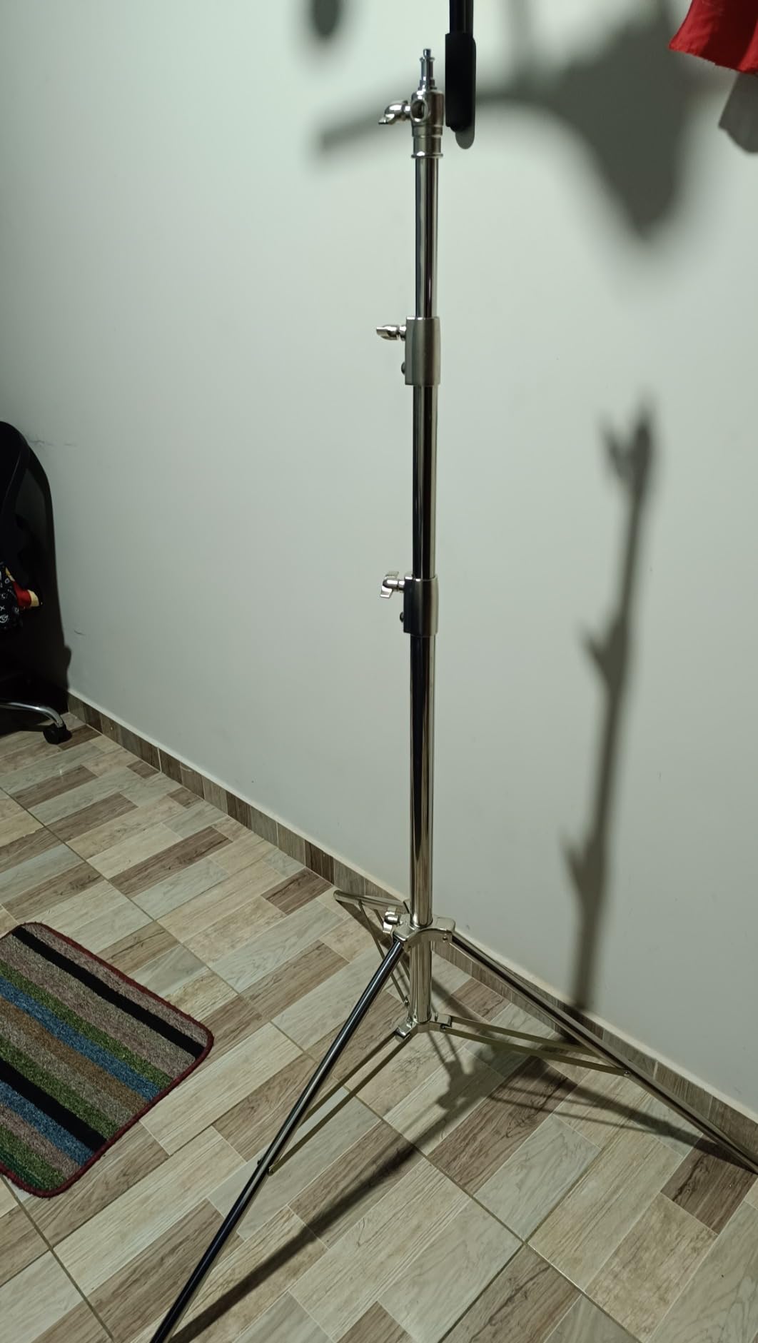 Stainless Steel Heavy Duty Photography Tripod Light Stand, 9.19 Feet/2.8m Studio Lighting Tripod for Speedlight, Strobe Light, Softbox, Umbrella customer photo 2