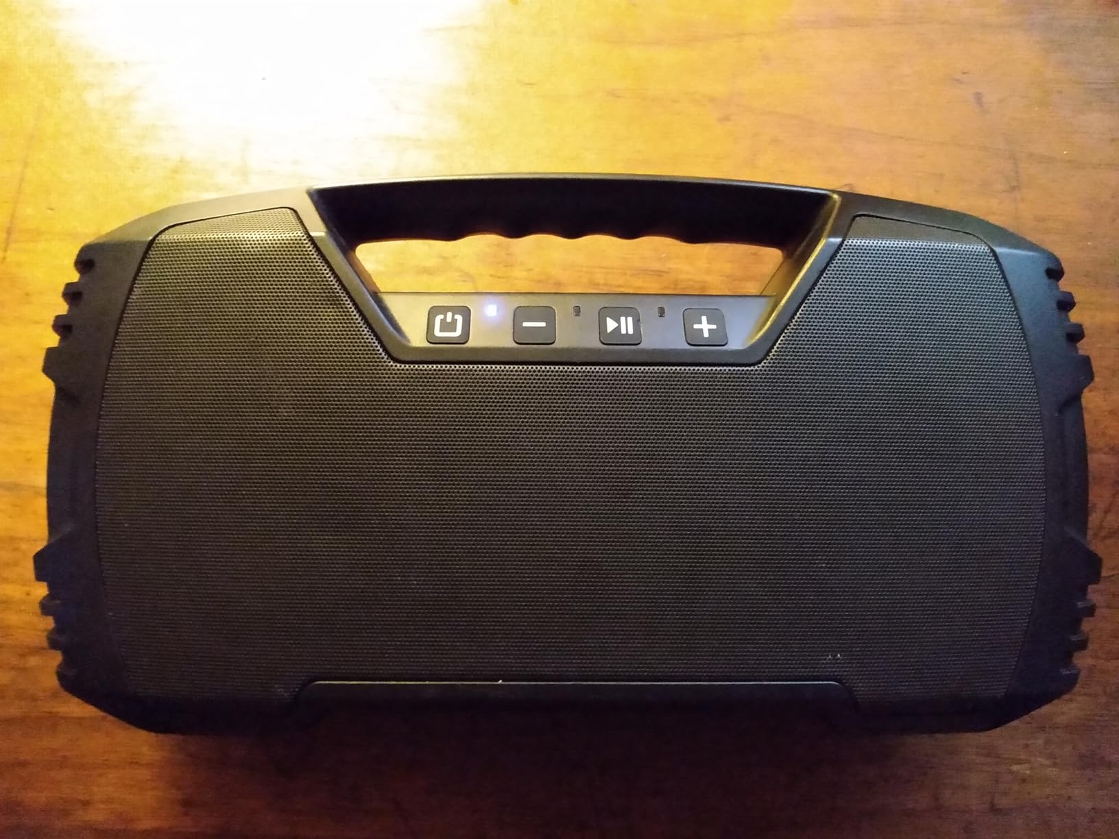 IPX7 Waterproof Bluetooth Speaker Wireless, 60W Peak, 32H Playtime Floating Portable Speakers Deep Bass Loud Stereo Sound with Handle, Rugged for Pool, Beach, Kayaking, Hiking, Outdoor, Black customer photo 1