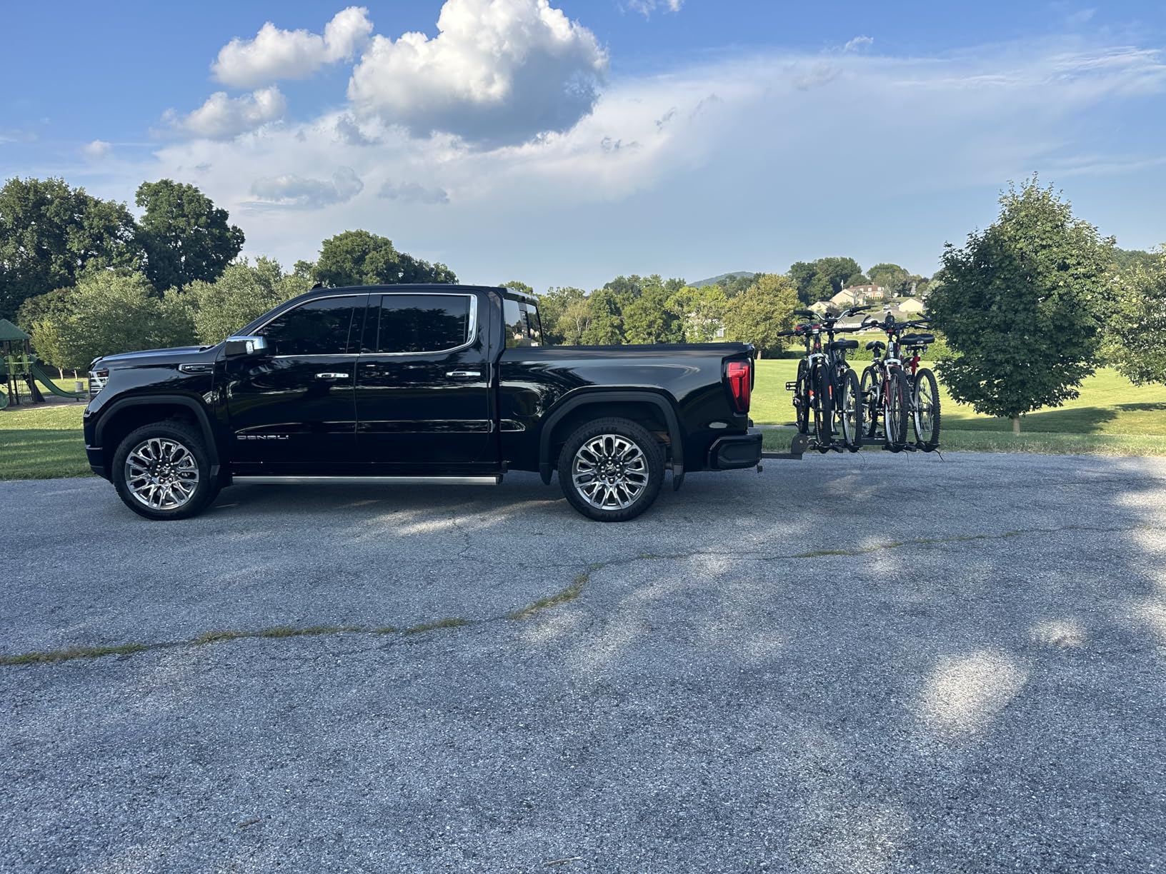 Young Bike Rack Hitch for Car - 200LB 2-Bike Rack Hitch Mount Platform Style Hitch Bike Rack，Smart Tilting & Easy Fold for Car SUV with 2 Inch Receiver，Bike Carrier Fits Up to 5-inch Fat Tire customer photo 2