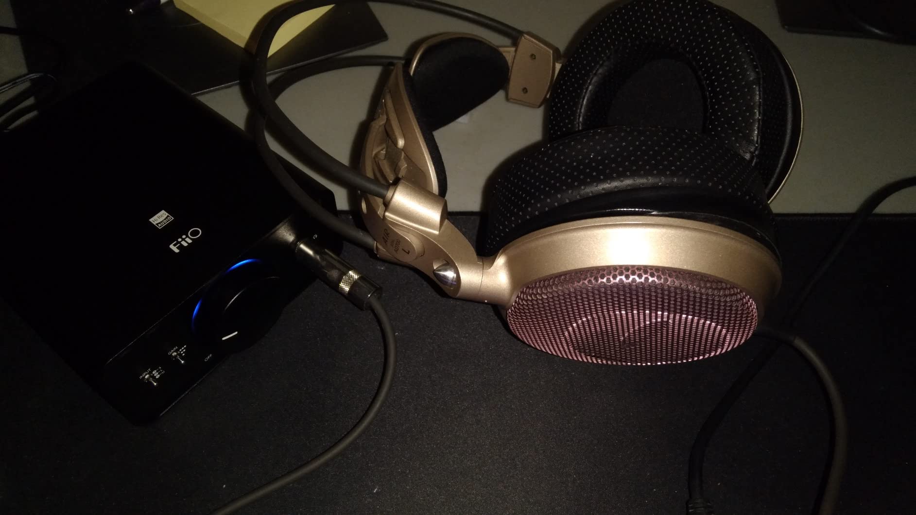 FiiO K5Pro ESS Amplifier Headphone Amps Stereo High Resolution Portable Desktop DAC 768K/32Bit and Native DSD512 for Home Audio/PC 6.35mm Headphone Out/RCA Line-Out/Coaxial/Optical Inputs (Black) customer photo 1