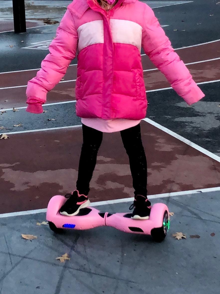 SISIGAD Hoverboard, All Terrain Hoverboards, 8.5'' Two Wheel Self Balancing Scooter with Bluetooth Speaker, Off Road Hoverboard with LED Lights, Music Hoverboards customer photo 1