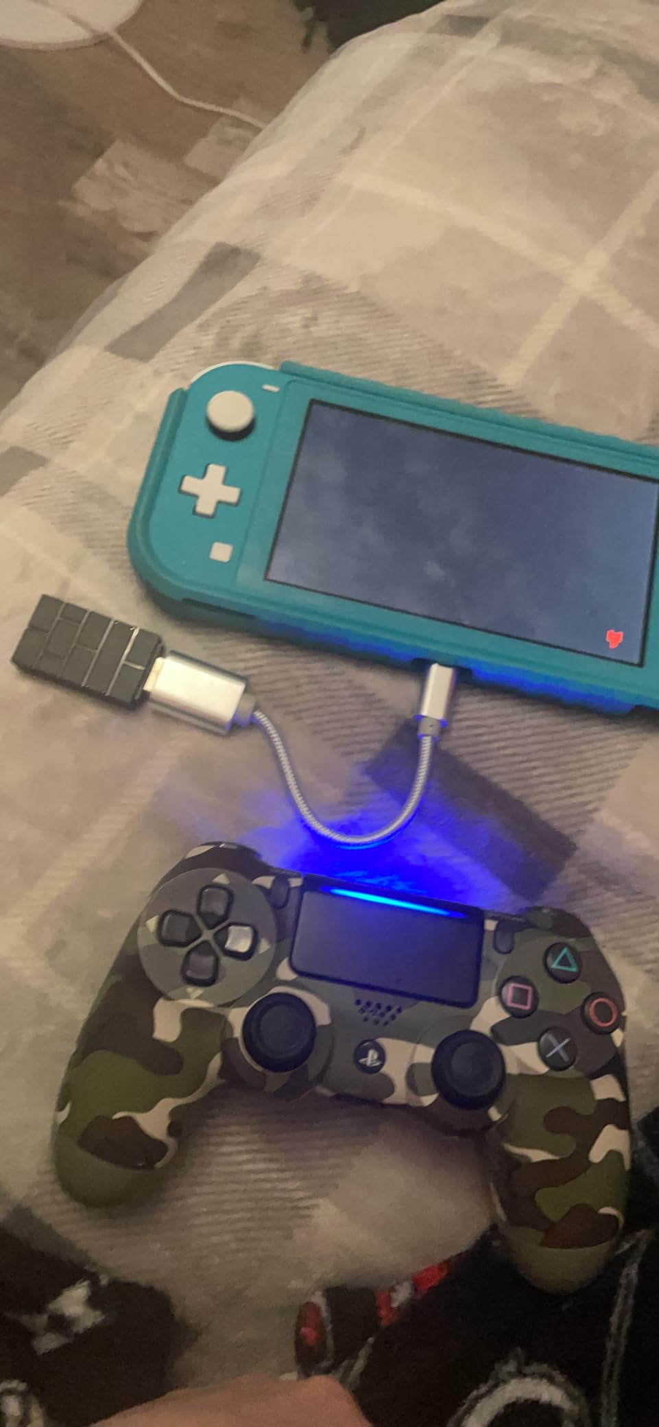 AKNES 8BitDo USB Wireless Controller Adapter 2 Converter Dongle for Switch1/2 / Switch OLED,Steam Deck,Windows,macOS,PS5/PS4/PS3 Controller,X Box Series X/S,X Box One Bluetooth Controller OTG Cable customer photo 2