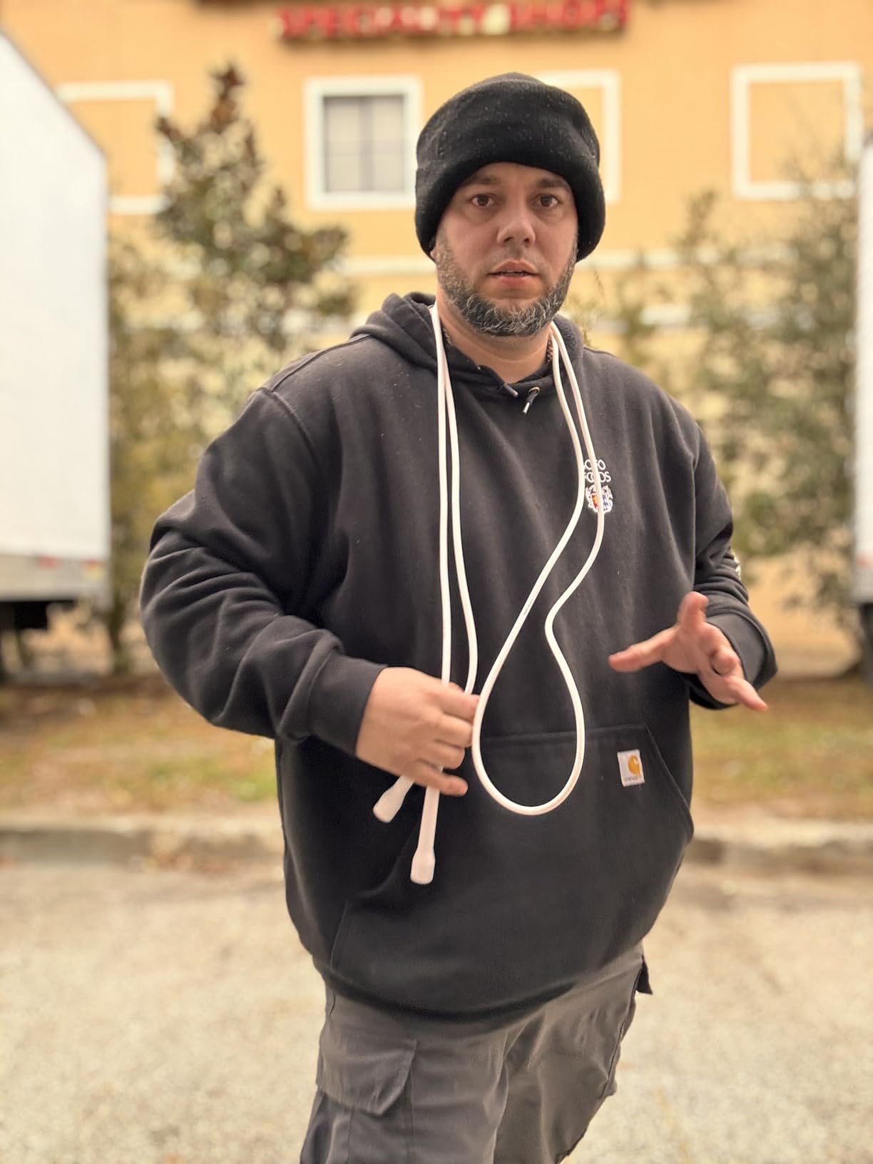 Elite Jumps Adjustable Jump Rope - 6mm PVC Training Rope for Fitness & Cardio | Indoor/Outdoor Skipping Rope with Unbreakable Handles, Non-Kinking Cord & Smooth Rotation for Boxing & Strength customer photo 1